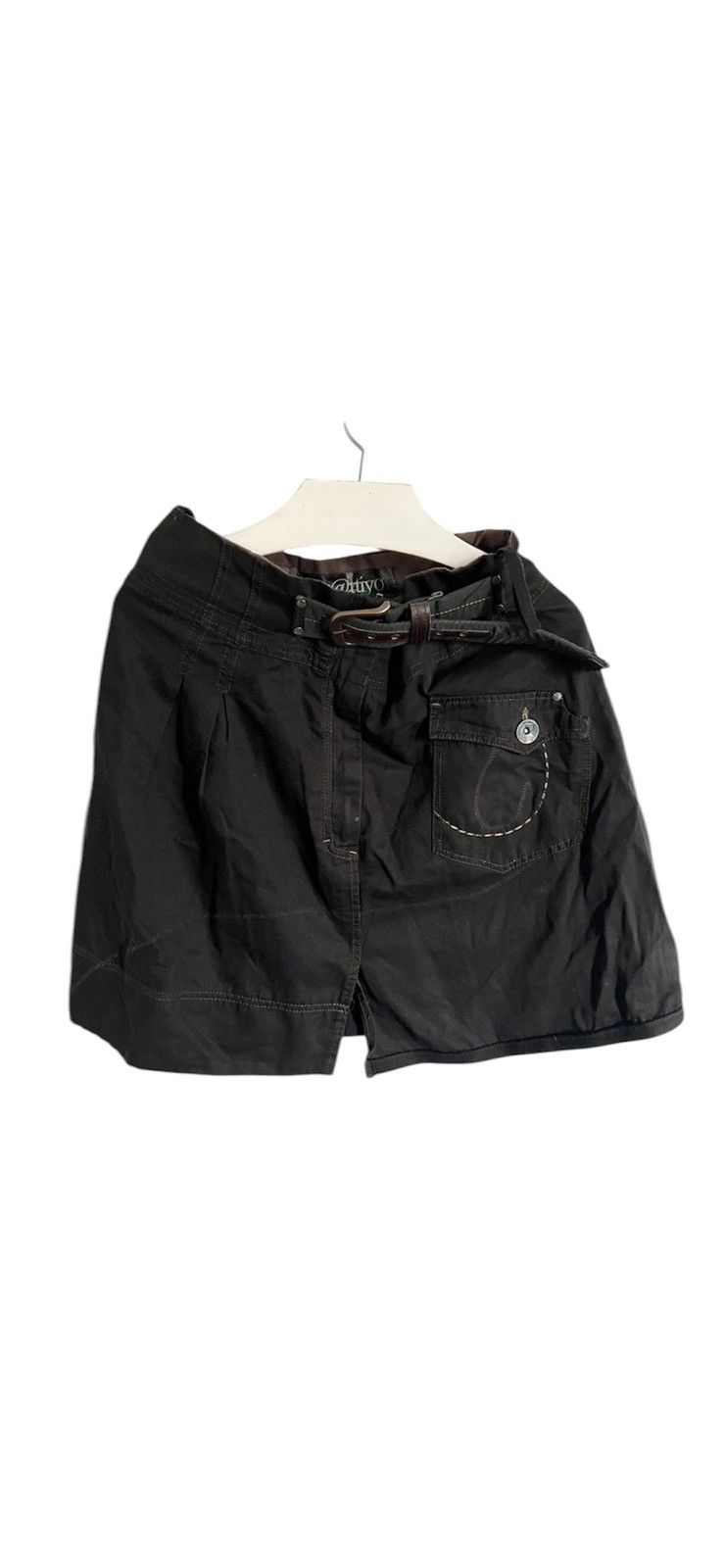 Japanese Brand × Vintage Y2K Skirt Grunge Goth 2000s mini punk diesel jpg cdg rick Size 24" / US 00 / IT 34 - 1 Thumbnail