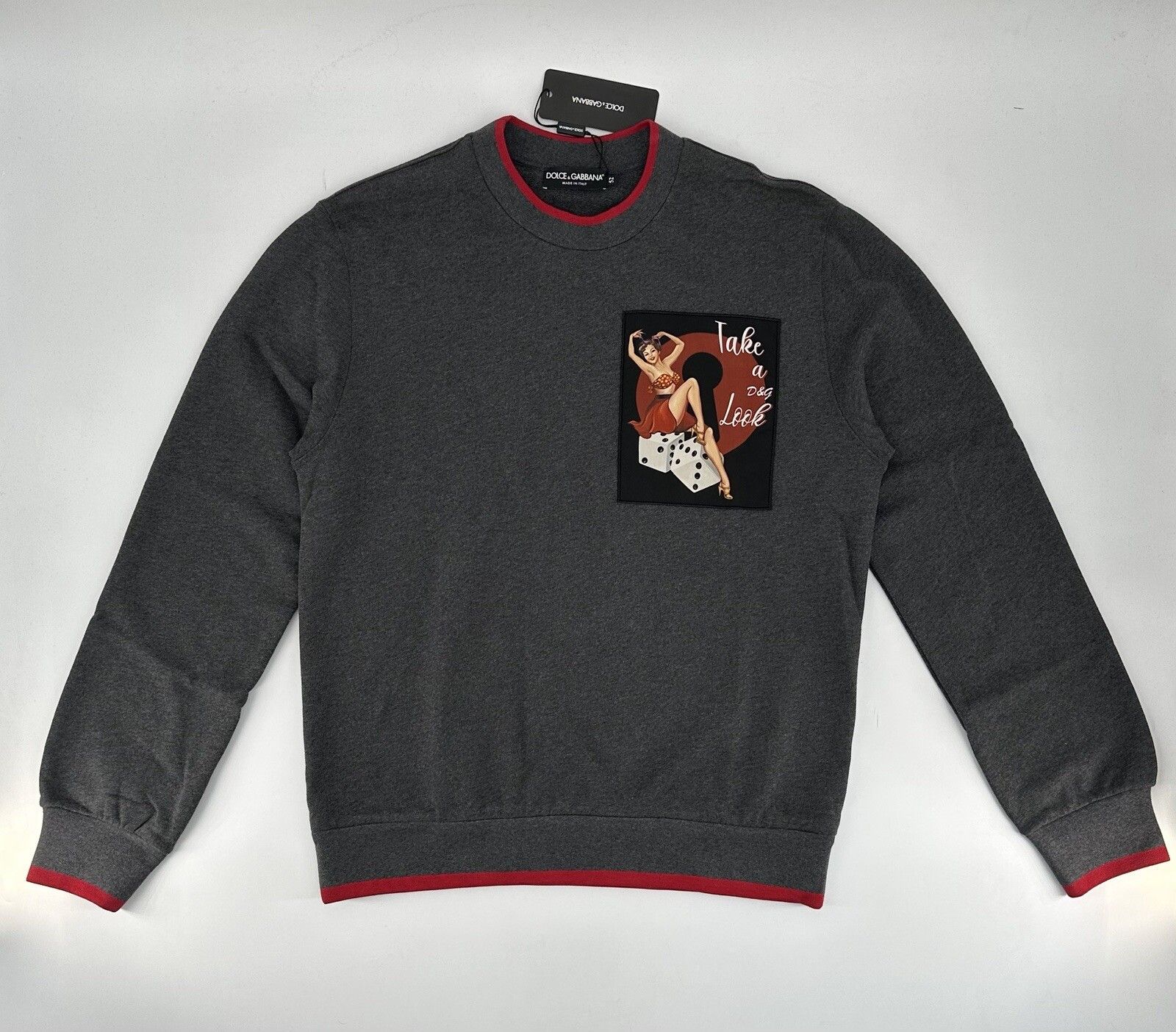 Dolce & Gabbana Size-56/XXXL Dolce&Gabbana Men's Sweatshirt Size US XXL / EU 58 / 5 - 3 Thumbnail
