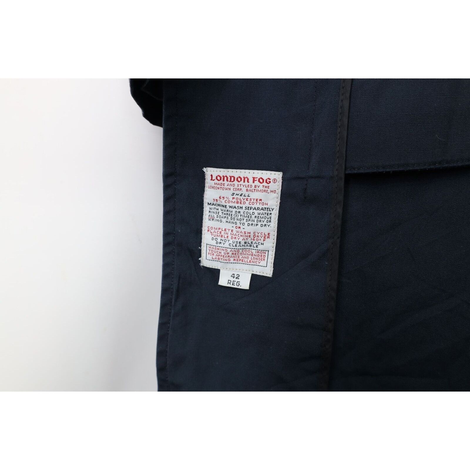Vintage Vintage 70s Streetwear Faded Trench Coat Rain Jacket 42R Size US XXL / EU 58 / 5 - 14 Thumbnail