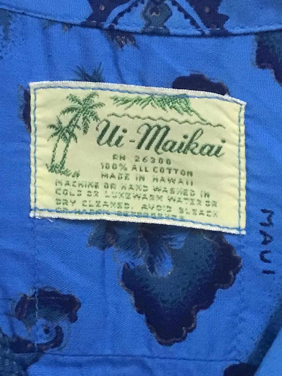 Vintage UI MAIKAI - Vintage 50s 60s Hawaiian Traditional Shirt Size US M / EU 48-50 / 2 - 9 Thumbnail