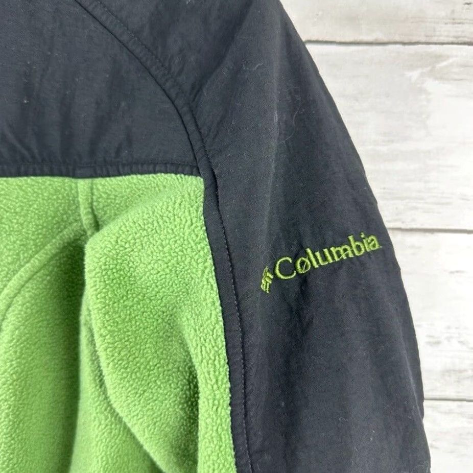 Vintage Columbia Women’s Size Small Green Full Zip Fleece Jacket Outdoor Casual Size S / US 4 / IT 40 - 2 Thumbnail