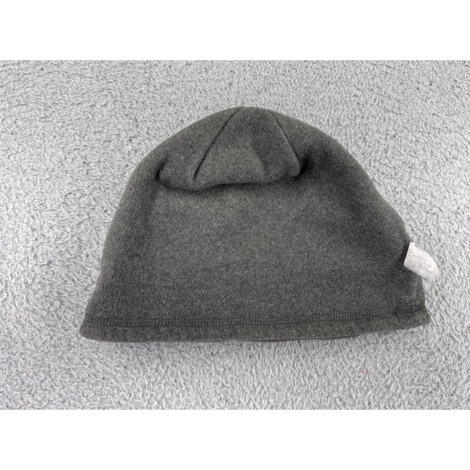 Vintage Hat Adult One Size Gray 100% Polyester Fleece Logo Ski Snow Winter Warm Beanie Toque Size US M / EU 48-50 / 2 - 5 Thumbnail