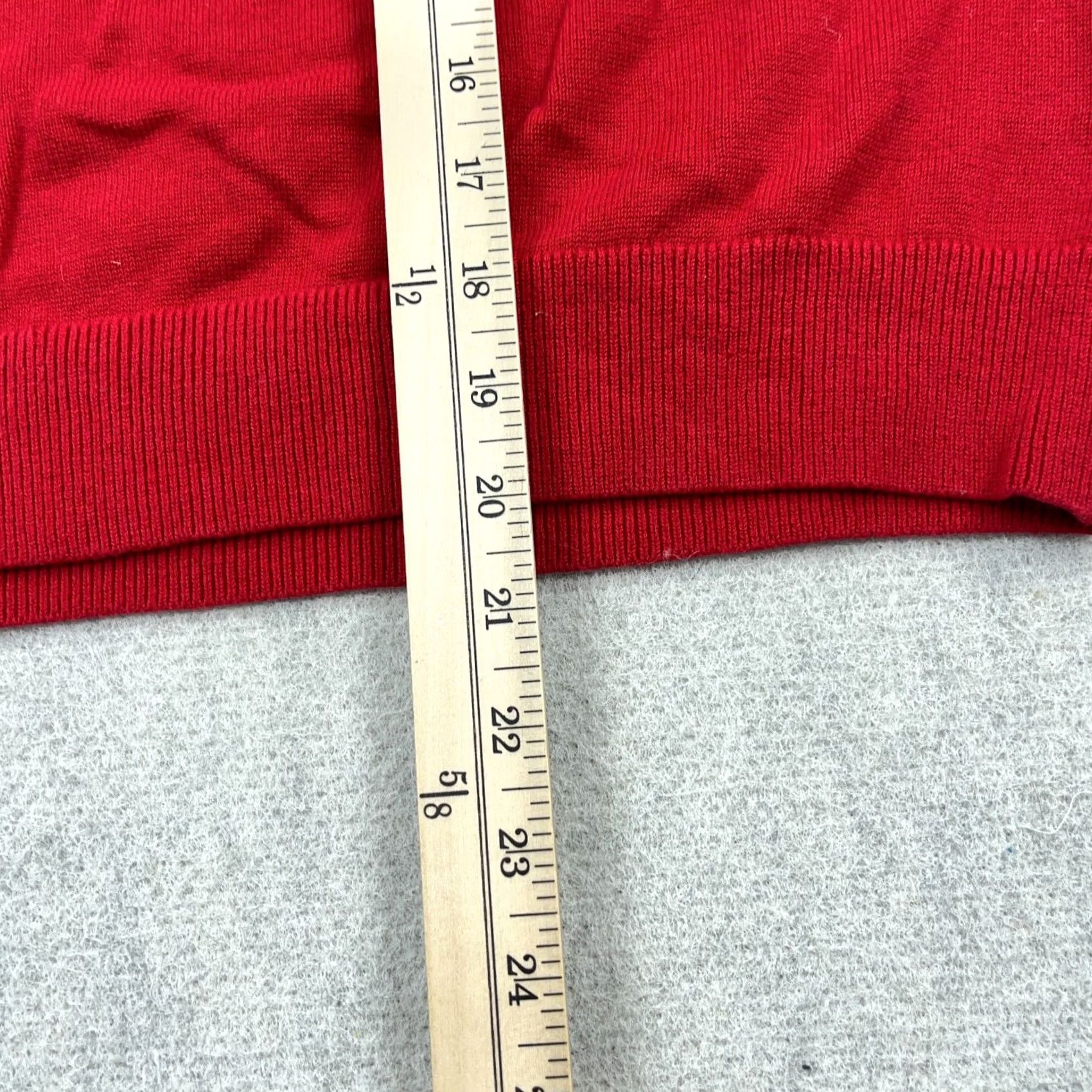 Ralph Lauren Lauren Ralph Lauren Sweater Women Medium Red Buckle 100% Cotton LRL Ladies Size M / US 6-8 / IT 42-44 - 6 Thumbnail