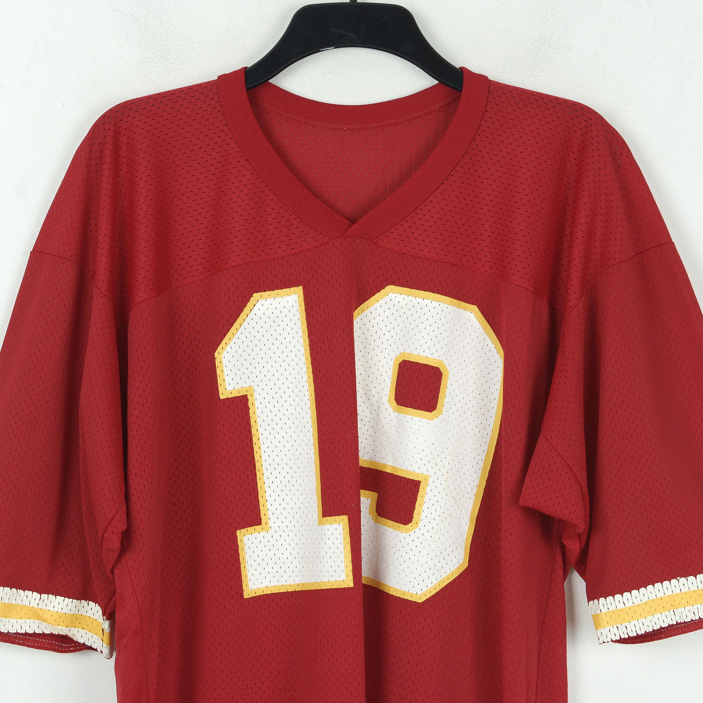 Champion × NFL × Vintage Kansas City Chiefs XL Football Jersey Shirt #19 Joe Montana Size US XL / EU 56 / 4 - 2 Thumbnail