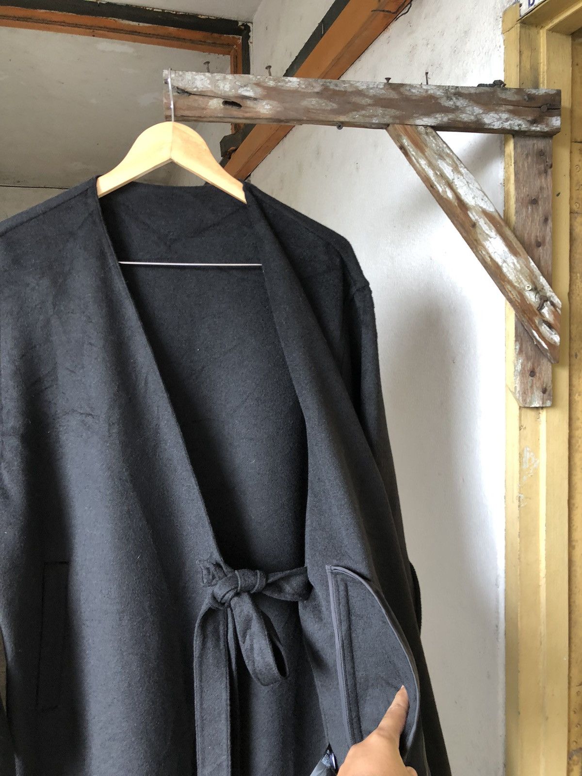Theory Yohji Yamamoto Style Theory x Uniqlo Wool Long Coat Baggy Size S / US 4 / IT 40 - 17 Thumbnail