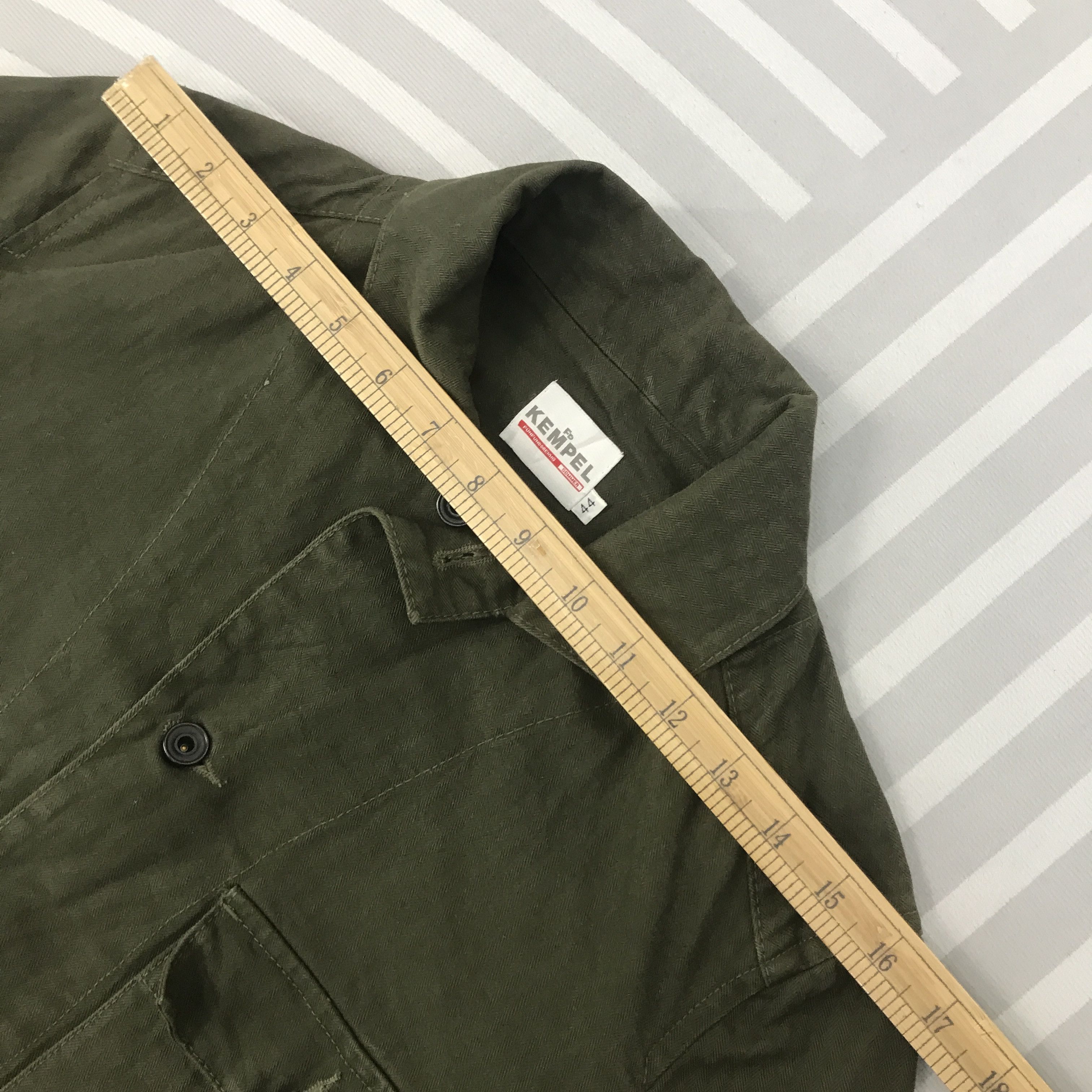 Japanese Brand × Vintage Vintage Kampel Parkas button Denim Jacket Size US M / EU 48-50 / 2 - 6 Thumbnail