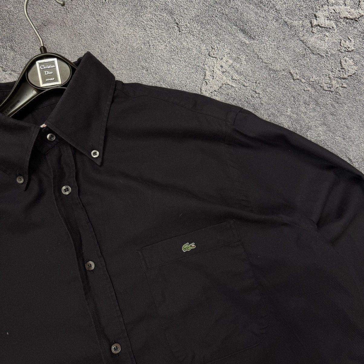 Lacoste Lacoste shirt size black monogram vintage casual luxury Size US M / EU 48-50 / 2 - 2 Thumbnail