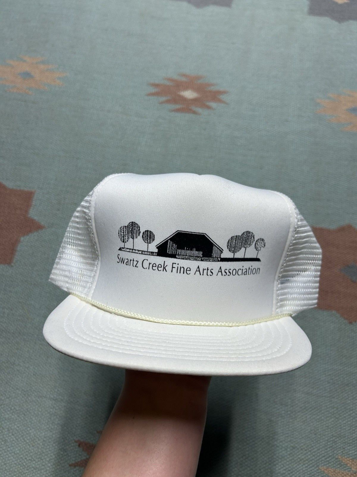 Vintage vtg trucker hat Schwartz creek fine arts associatio Michigan Size ONE SIZE - 2 Thumbnail