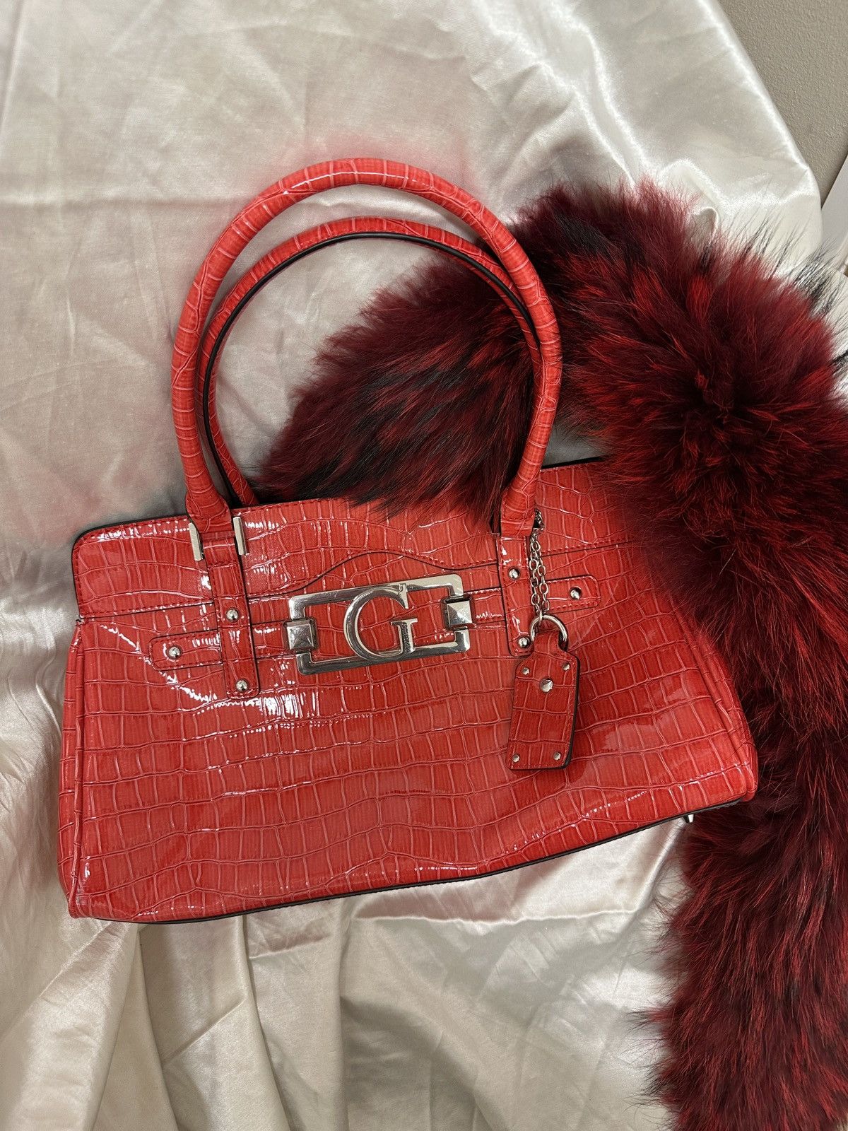 Guess Vintage Guess red leather shoulder bag Size ONE SIZE - 2 Thumbnail
