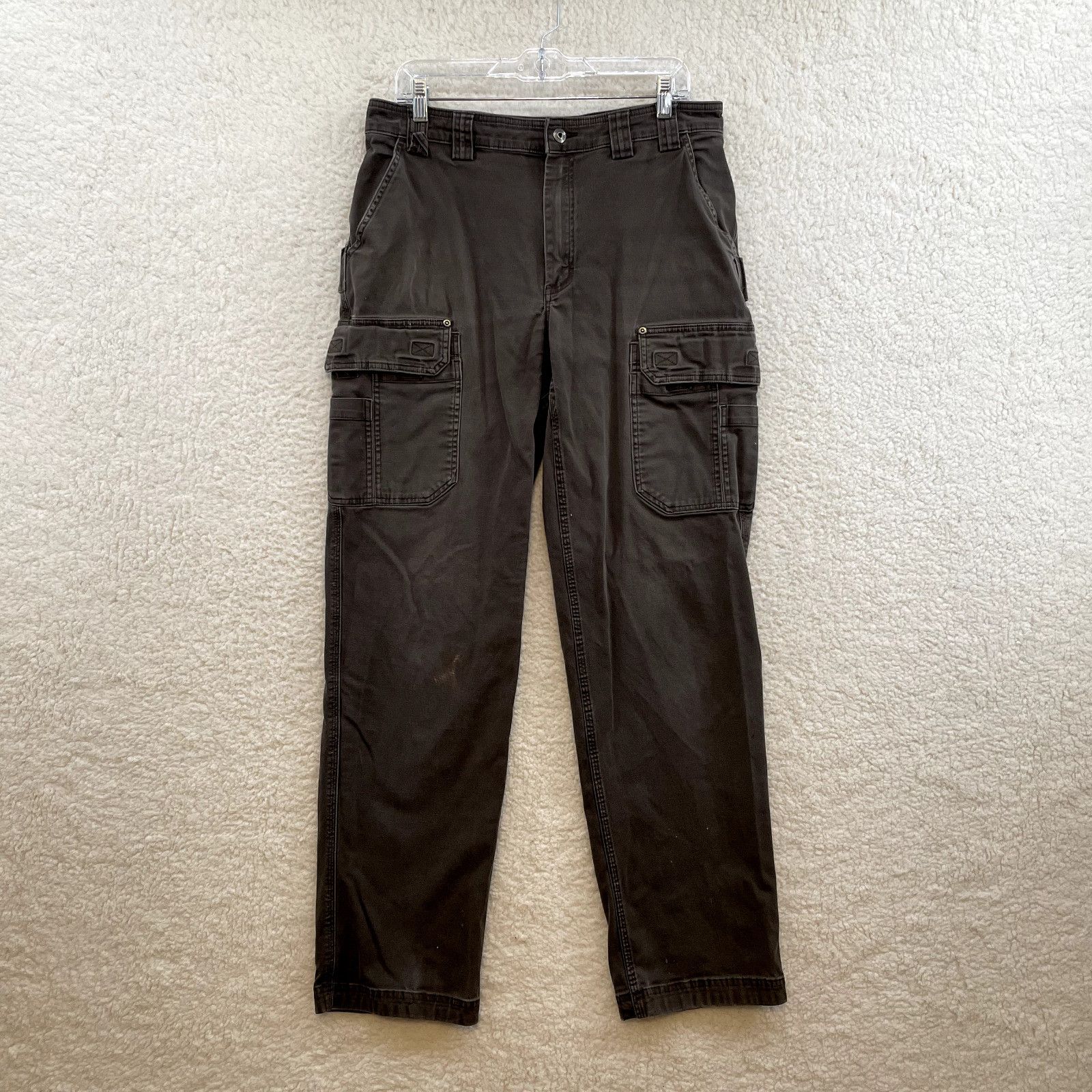 vintage-ouluth-flex-fire-hose-brown-skater-grunge-utility-cargo-jeans