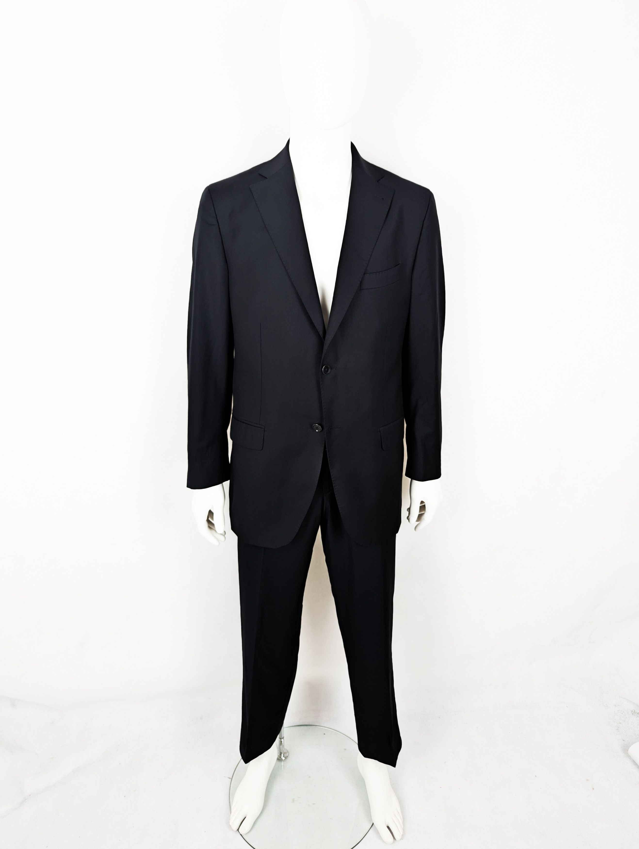 Loro Piana Loro Piana black suit Size 52R - 5 Thumbnail
