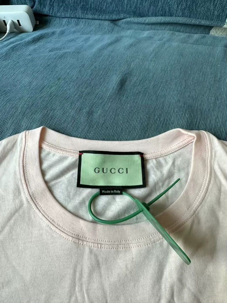 Gucci Gucci Pink apple short sleeves 2502-Nextarrow Size US S / EU 44-46 / 1 - 2 Thumbnail