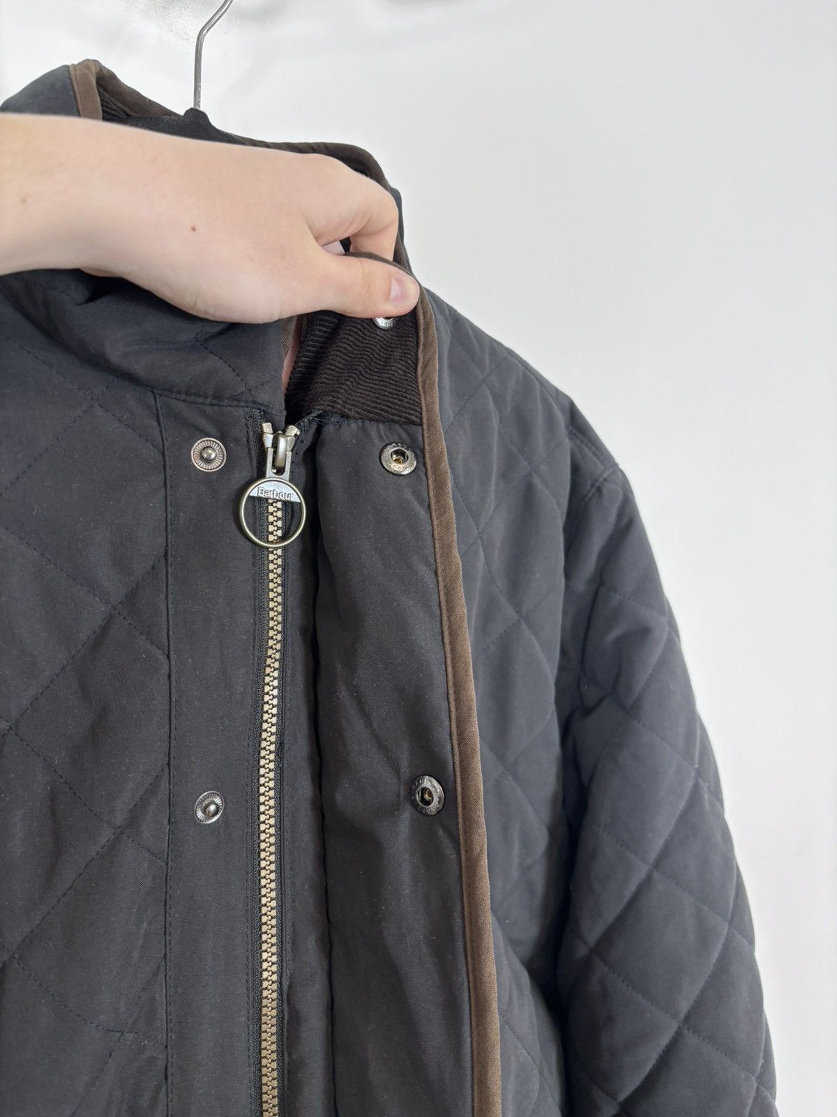 Barbour Barbour Men’s Waterproof Shoveler Quilted Jacket Navy Coat Size US L / EU 52-54 / 3 - 12 Thumbnail