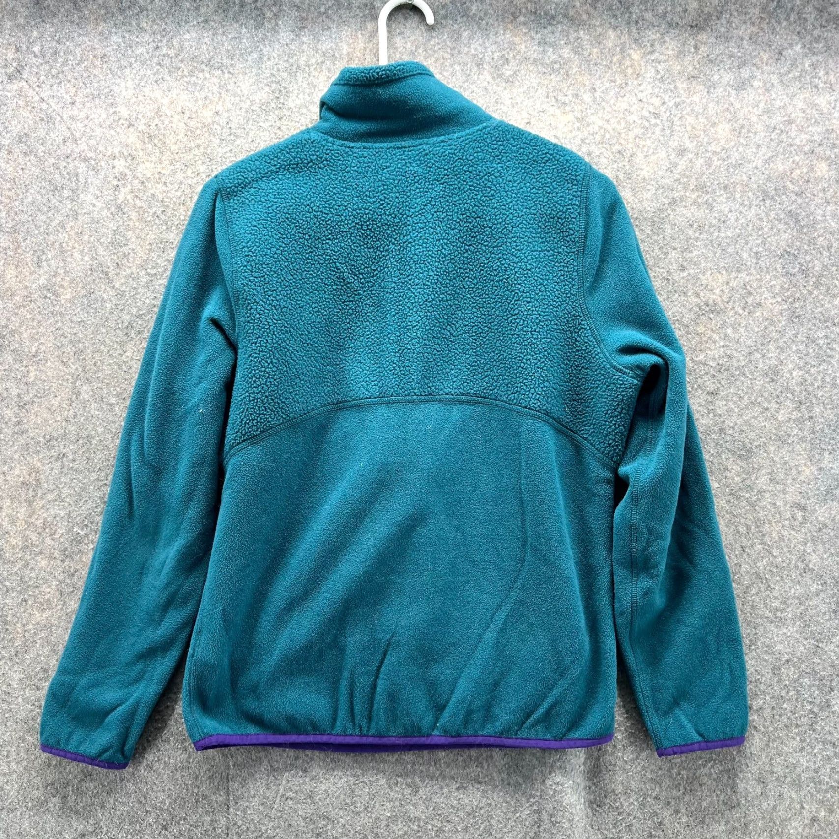 Vintage VINTAGE L.L.Bean Sweater Women Small Teal Blue Half Zip Mountain Fleece Polartec 1/2 Zip Jacket Pullover Size S / US 4 / IT 40 - 2 Thumbnail