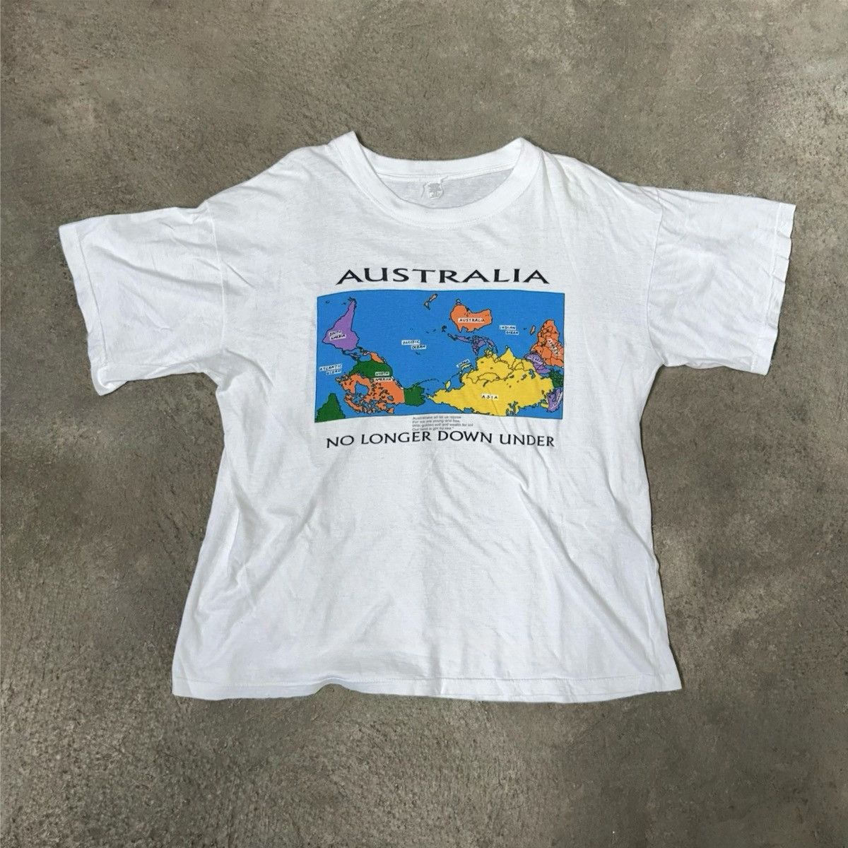 Vintage 90s Australia Souvenir Tourist Paper Thin Souvenir T-Shirt Size US L / EU 52-54 / 3 - 1 Thumbnail