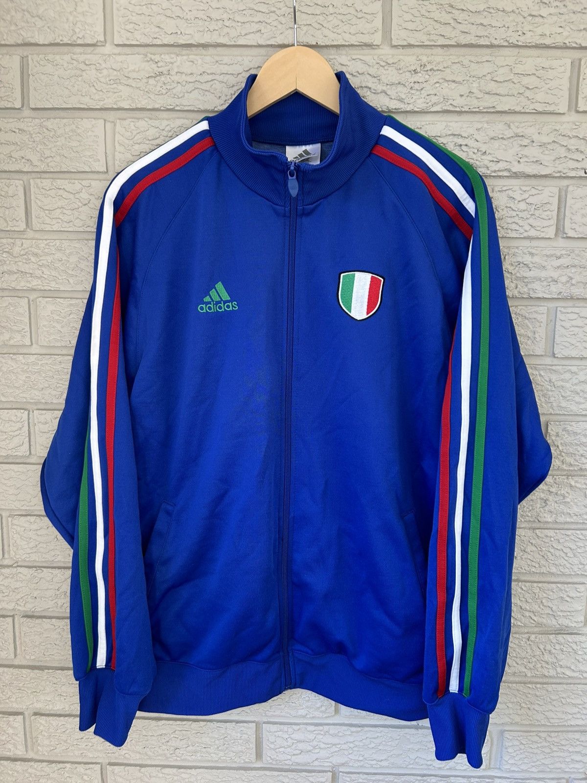 Adidas Vintage Adidas Italy 2006 Zip Up Track Jacket Size US M / EU 48-50 / 2 - 1 Thumbnail