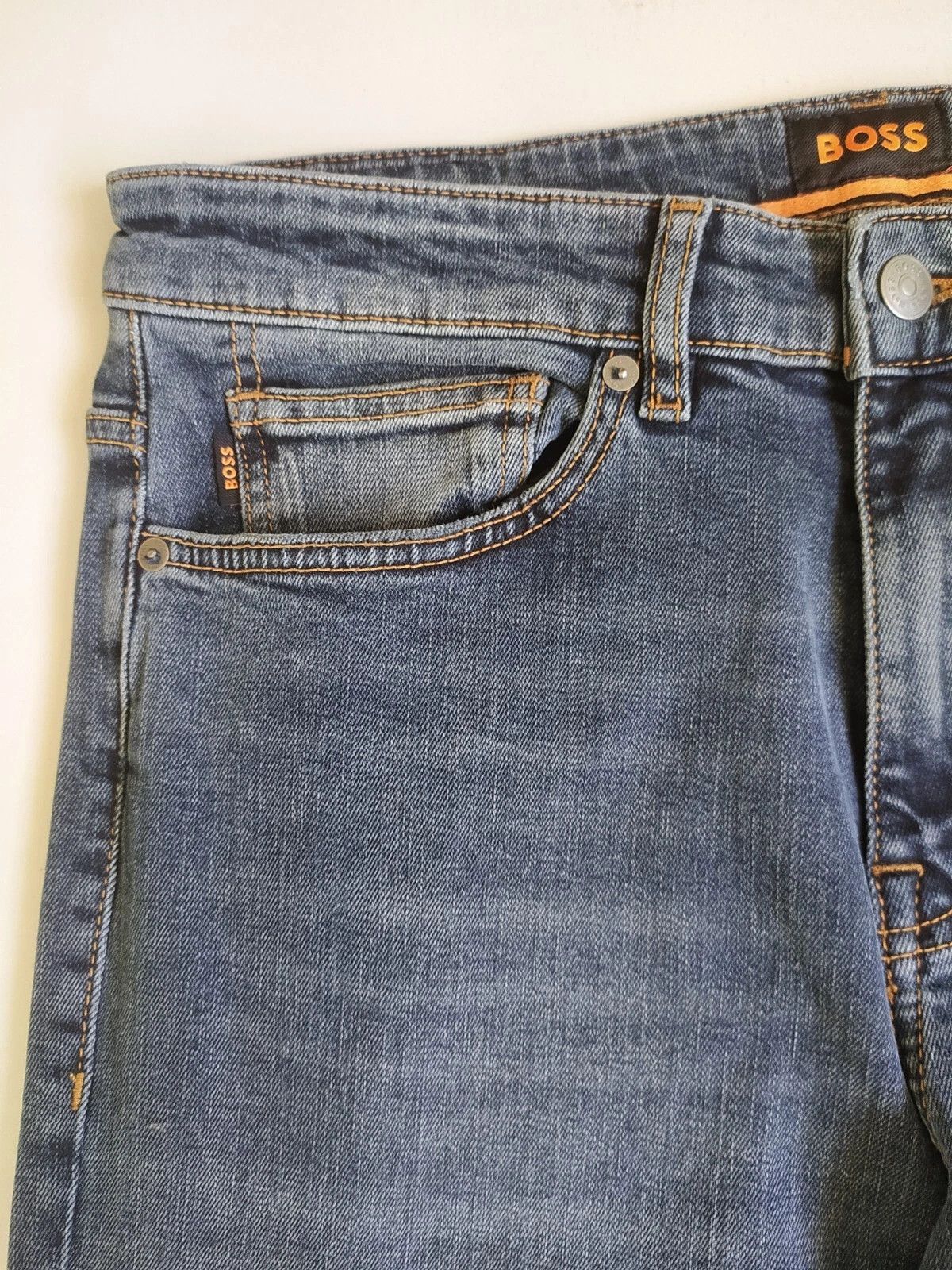 Hugo Boss HUGO BOSS DELAWARE Slim fit men's Jeans T 1221 Size US 32 / EU 48 - 4 Thumbnail