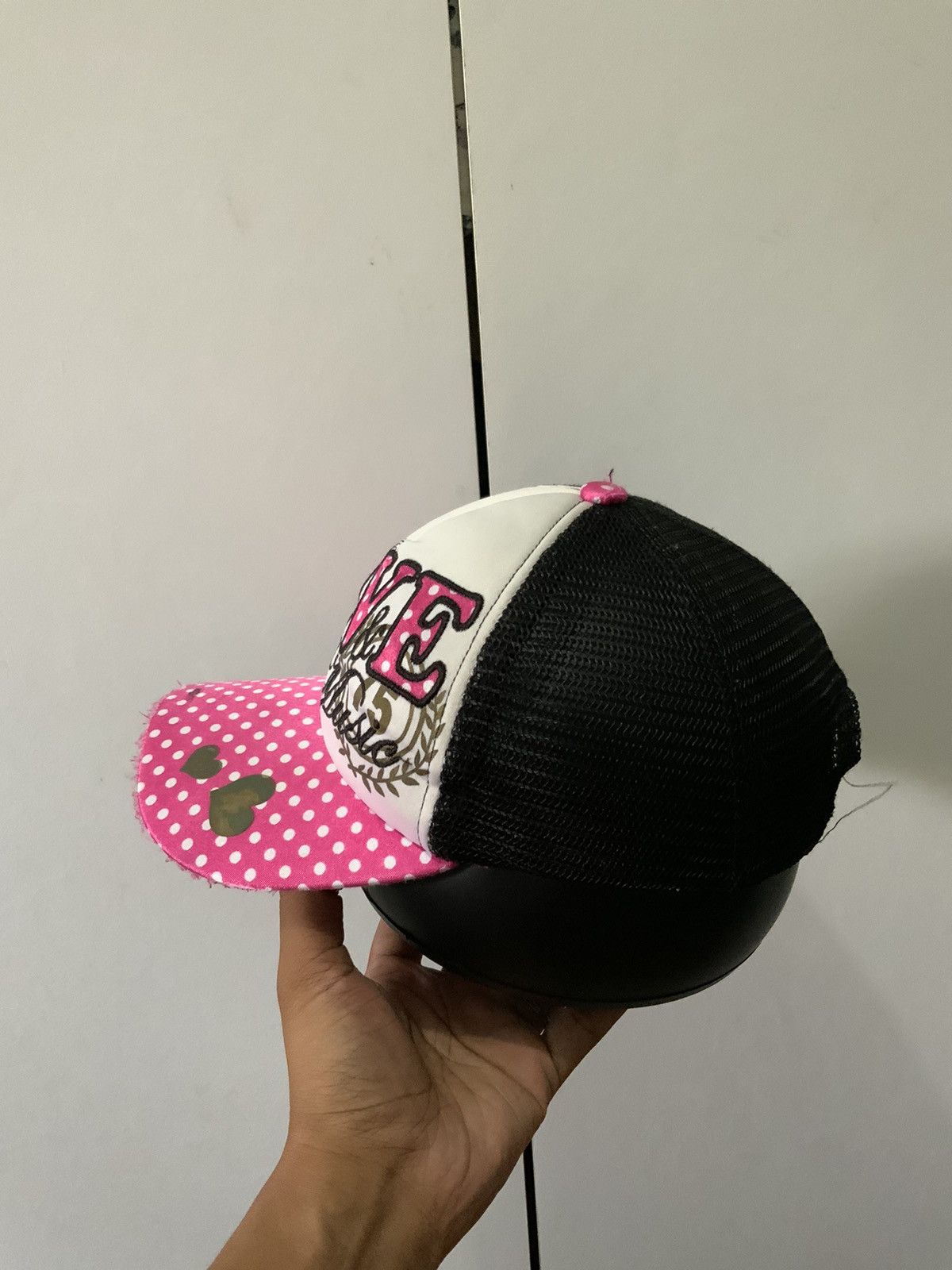 If Six Was Nine Love Music Embroidery Trucker Hat Size ONE SIZE - 2 Thumbnail
