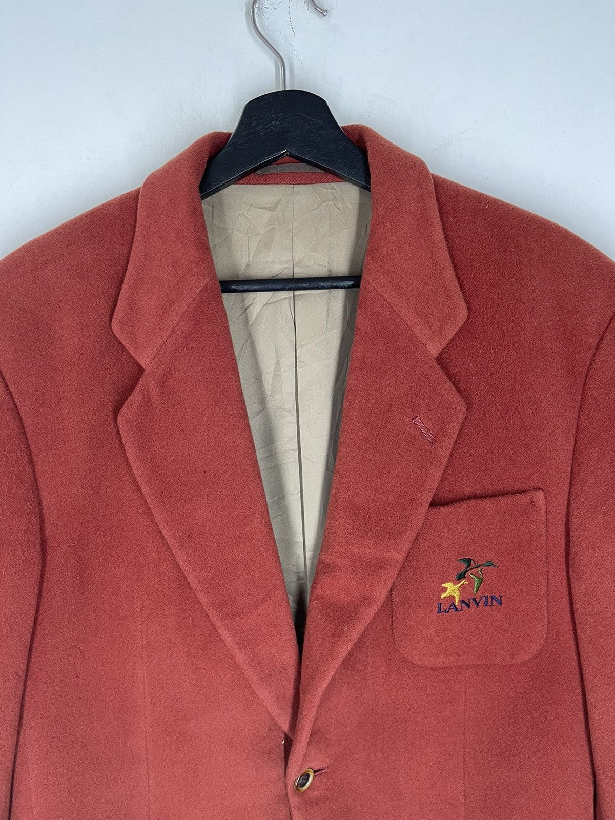 Lanvin VINTAGE LANVIN PARIS SPELLOUT WOOL JACKET Size US L / EU 52-54 / 3 - 5 Thumbnail