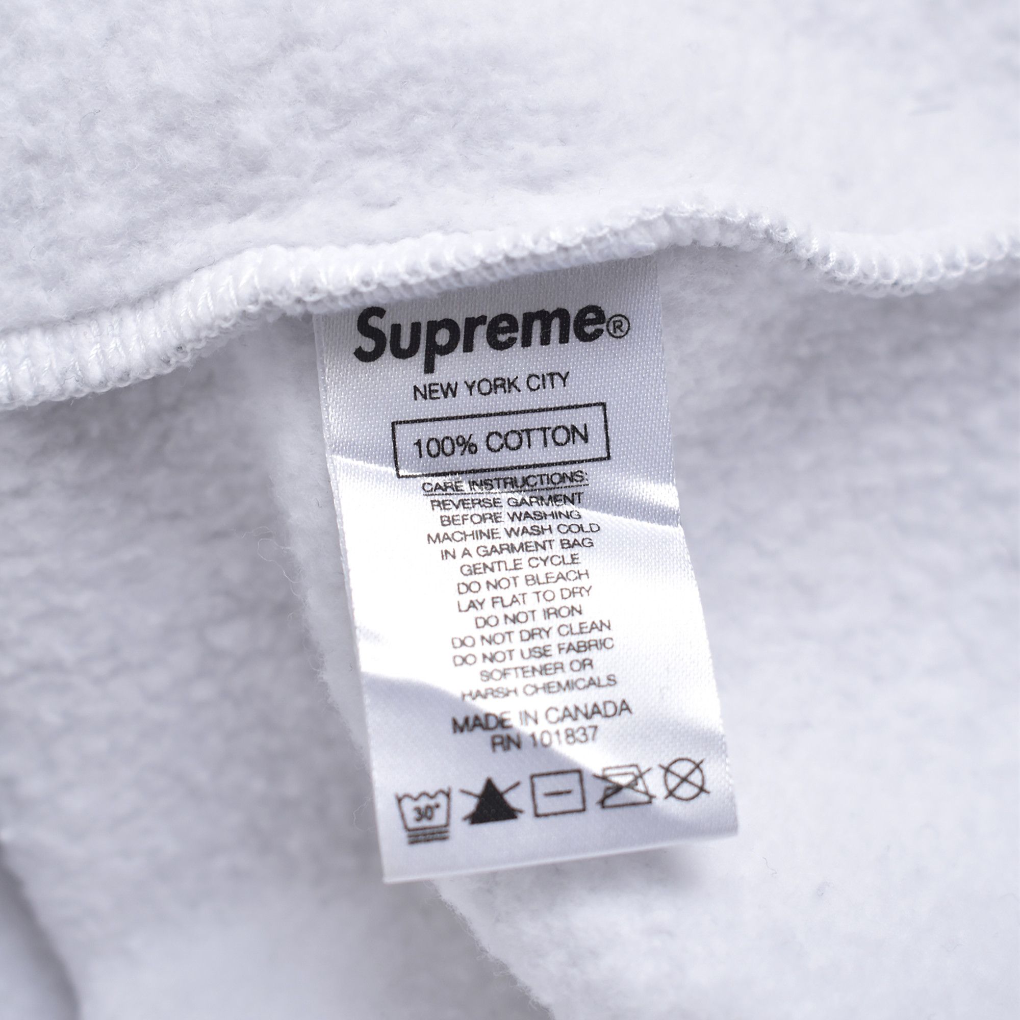 Supreme SUPREME Reflective Cutout Hooded Sweatshirt 'Ash Grey' Size US XL / EU 56 / 4 - 7 Thumbnail