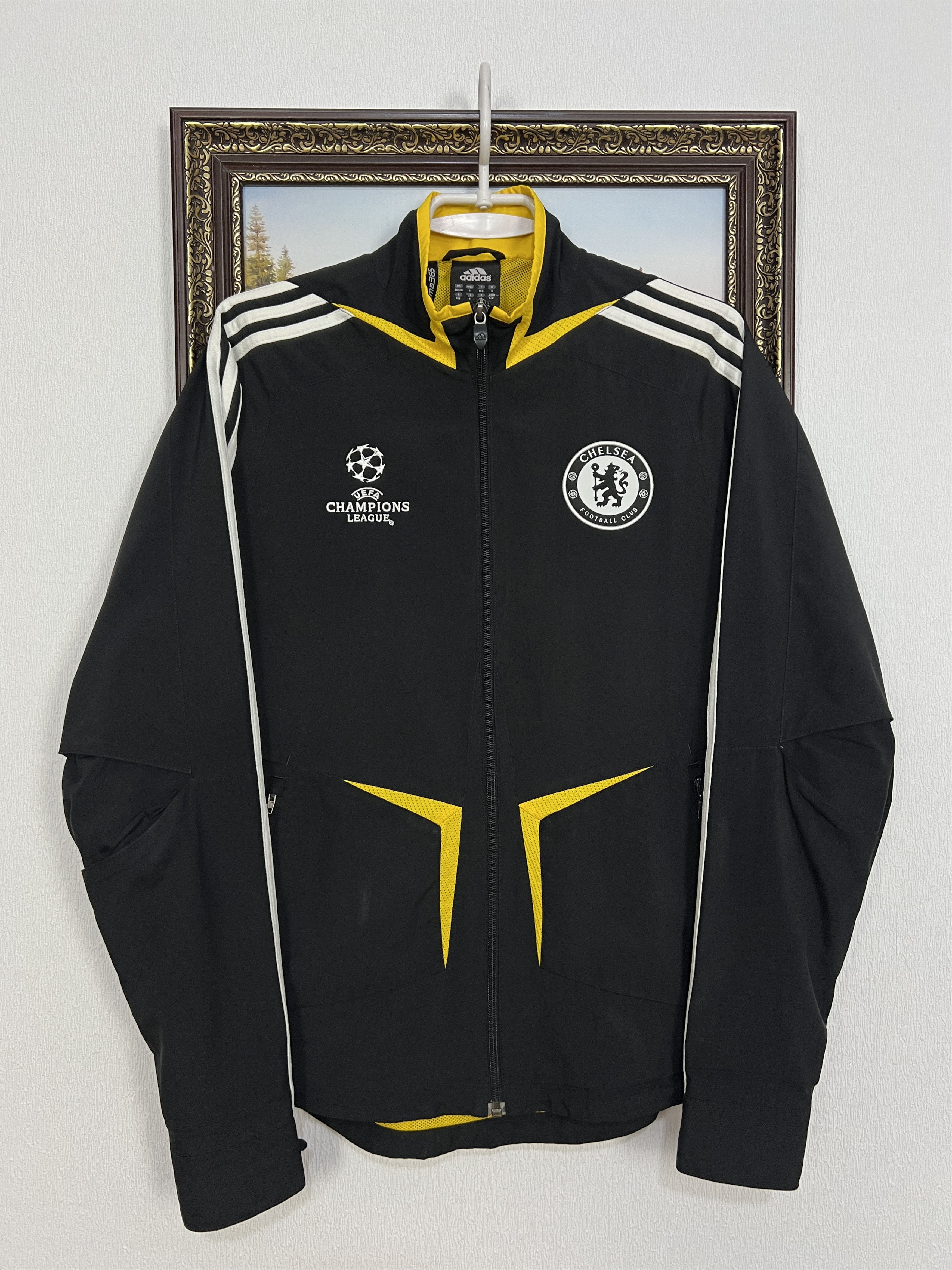 Adidas Vintage Chelsea Football Jacket Soccer Train Track Top Size US S / EU 44-46 / 1 - 1 Thumbnail