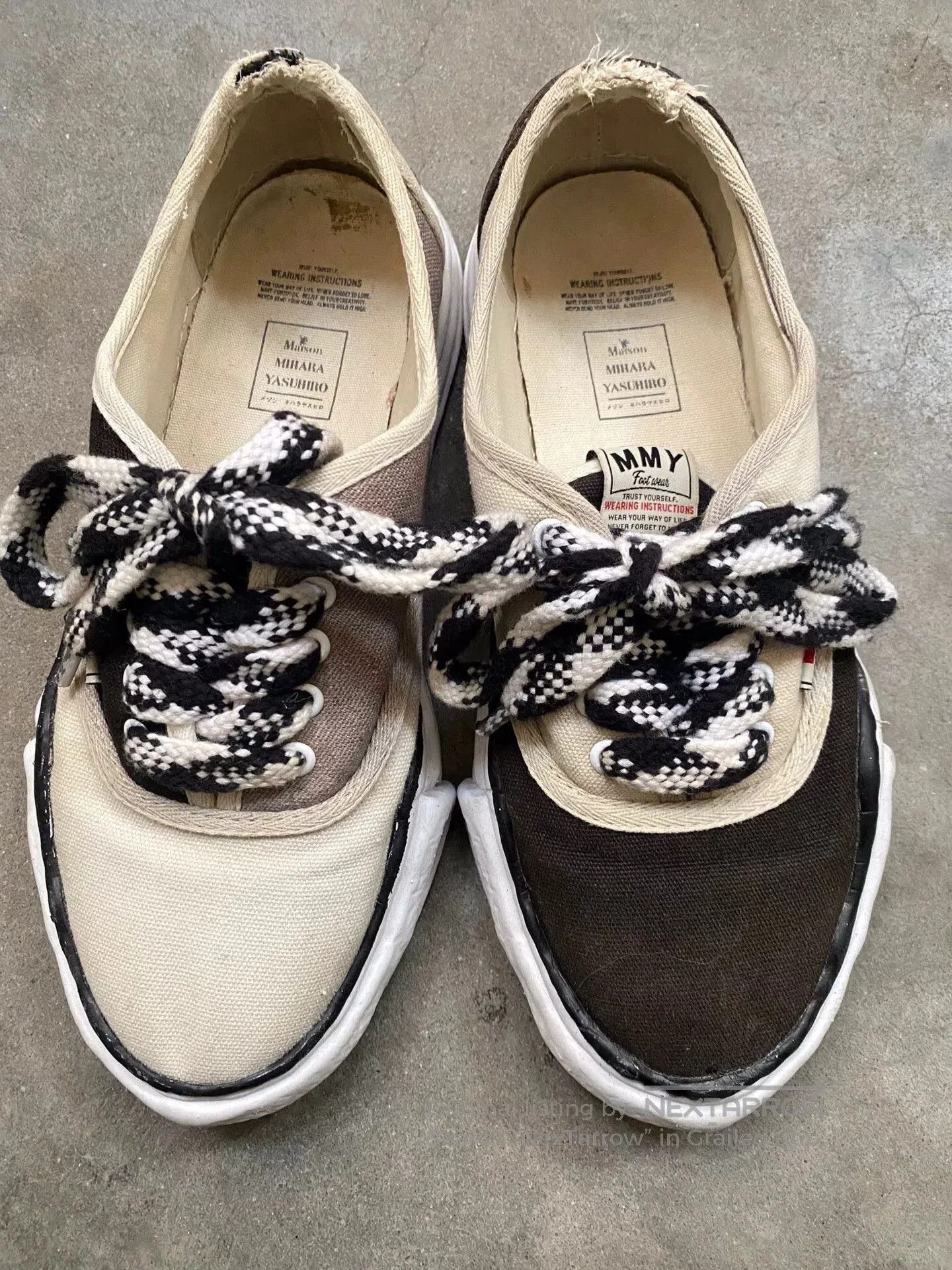 Maison MIHARA YASUHIRO Mihara Yasuhiro Converse Spliced Distressed Shoes. Size US 9 / EU 42 - 8 Thumbnail