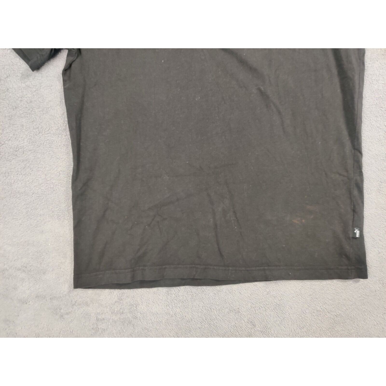 Puma PUMA Shirt Adult Mens Large Black White Spell Out Logo Size US L / EU 52-54 / 3 - 11 Thumbnail
