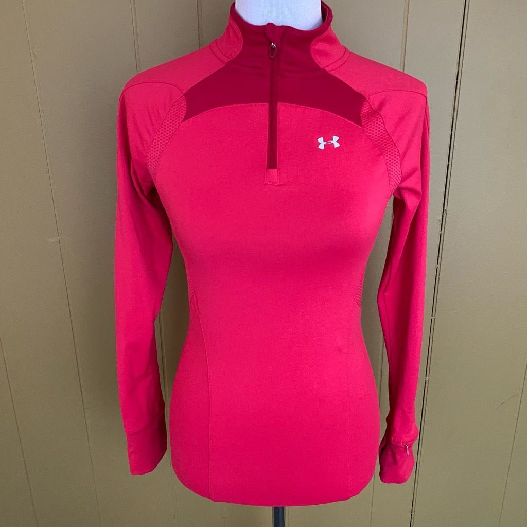 Under Armour Under Armour women S coldgear Longsleeve quarter zip athleti Size S / US 4 / IT 40 - 1 Thumbnail
