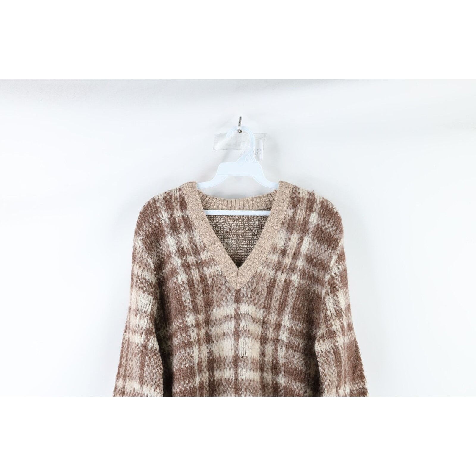 Vintage Vintage 60s Streetwear Mohair Wool Blend Knit Shag Sweater Size US M / EU 48-50 / 2 - 2 Thumbnail