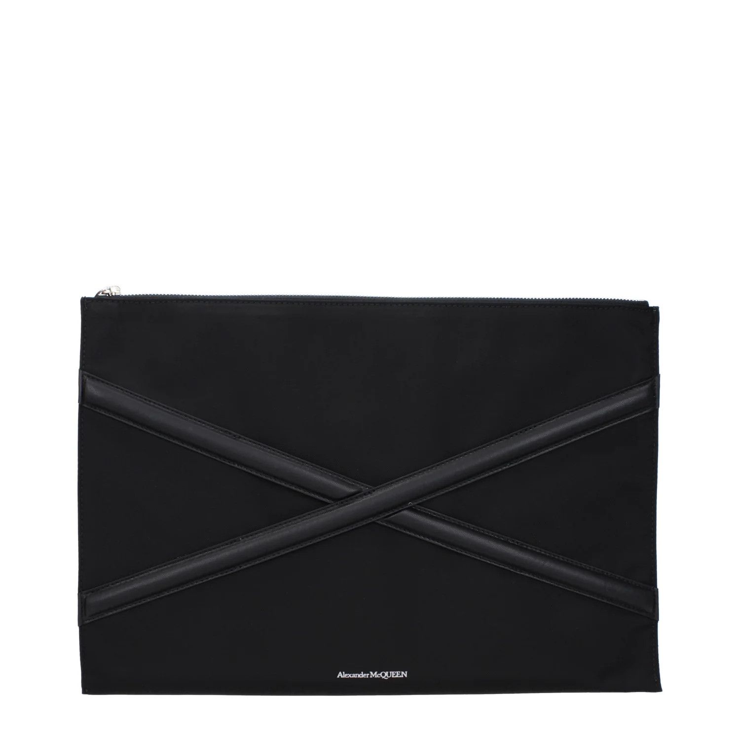 Alexander McQueen ob1o1e0225 Size: OS / Fabric Clutch in Black Size ONE SIZE - 1 Thumbnail