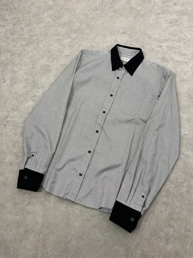 Dries Van Noten Dries Van Noten Checkered Black & White Shirt Size US M / EU 48-50 / 2 - 4 Thumbnail