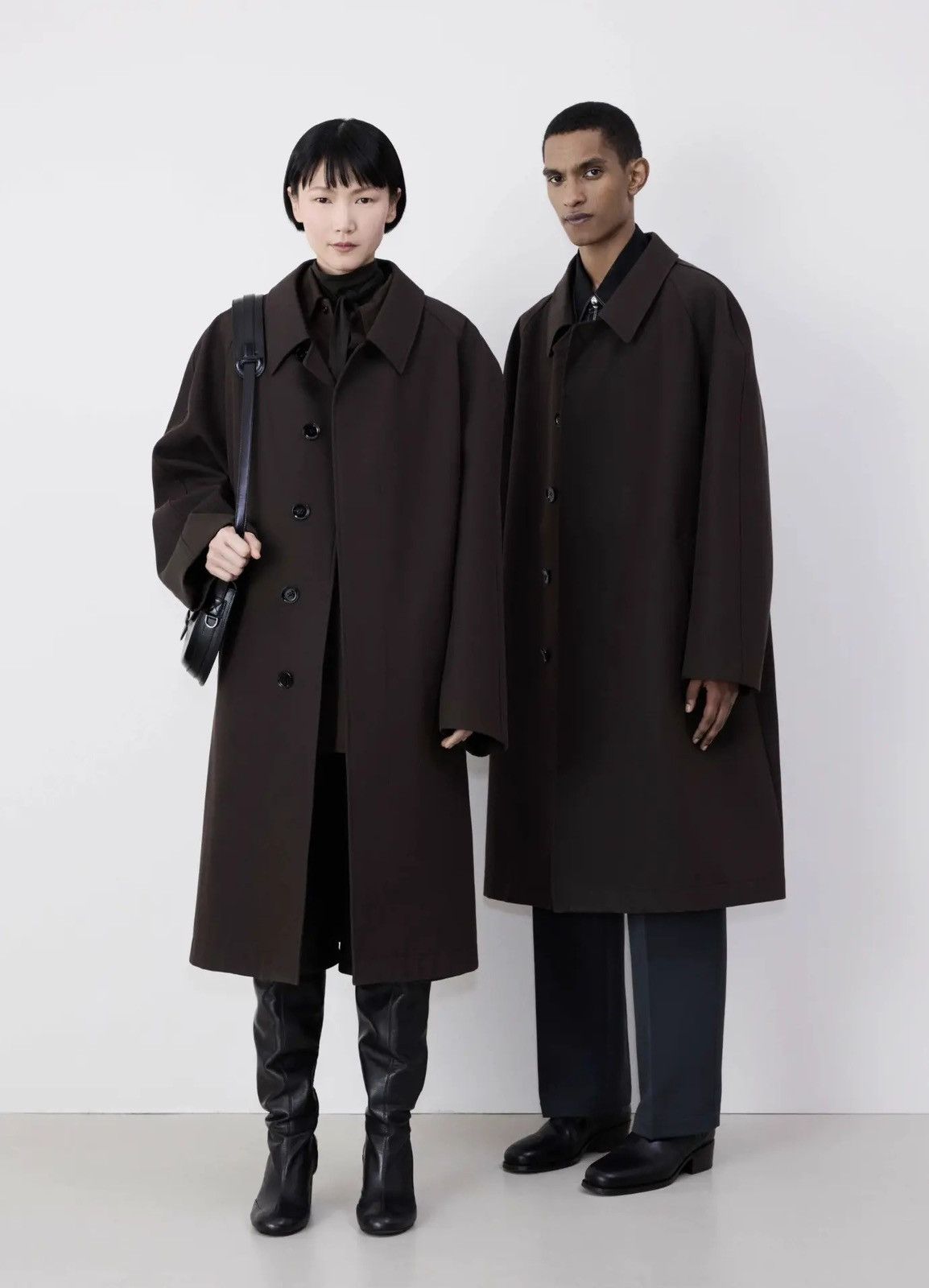 Lemaire FW24 Lemaire Car Coat - Espresso Size US M / EU 48-50 / 2 - 2 Thumbnail