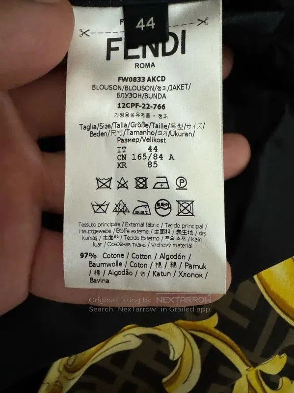 Fendi Fendi Colorful Cotton Printed Men's Jacket . Size US M / EU 48-50 / 2 - 4 Thumbnail