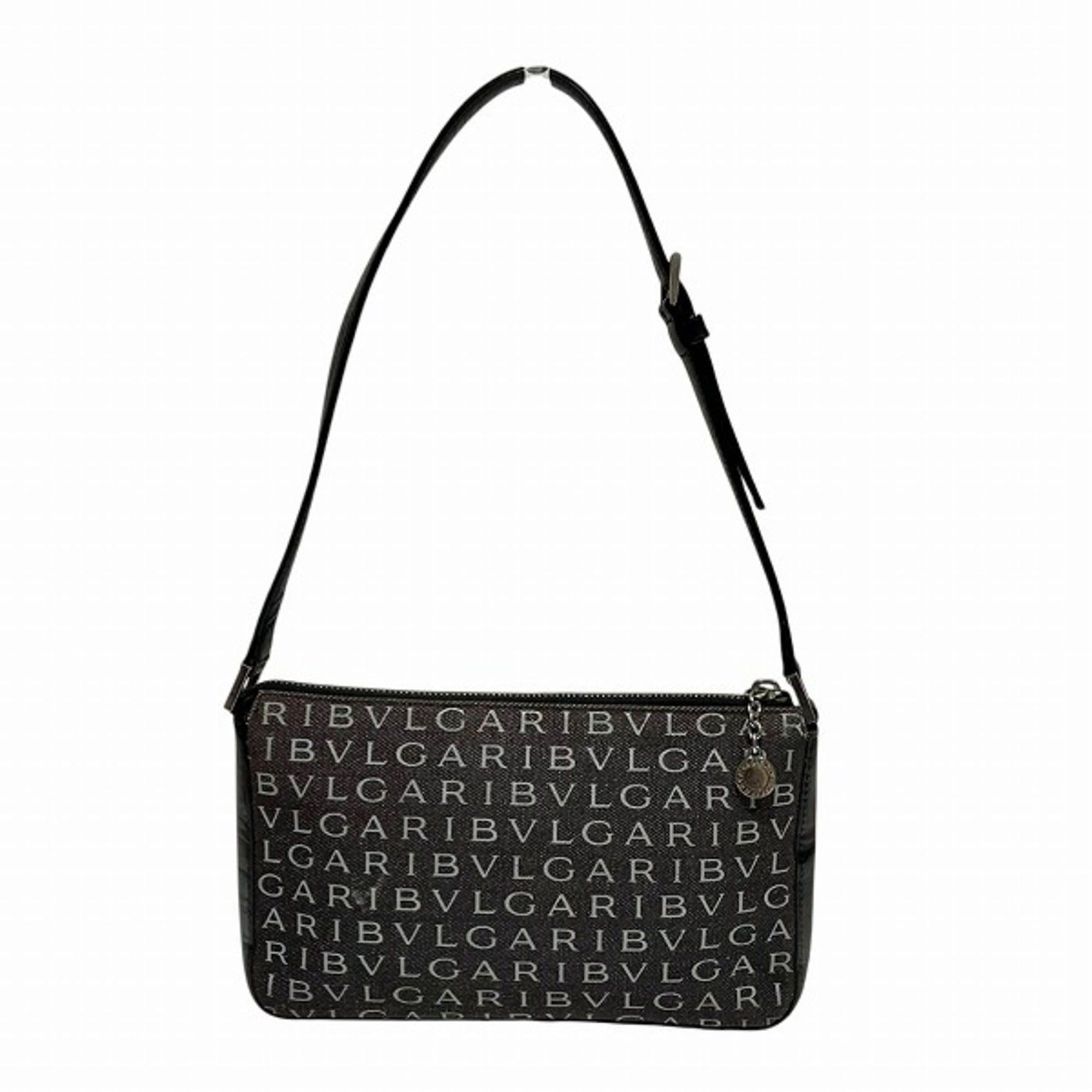 Bvlgari Bulgari BVLGARI Logo Canvas Mini Handbag Shoulder Bag for Women Size ONE SIZE - 1 Thumbnail