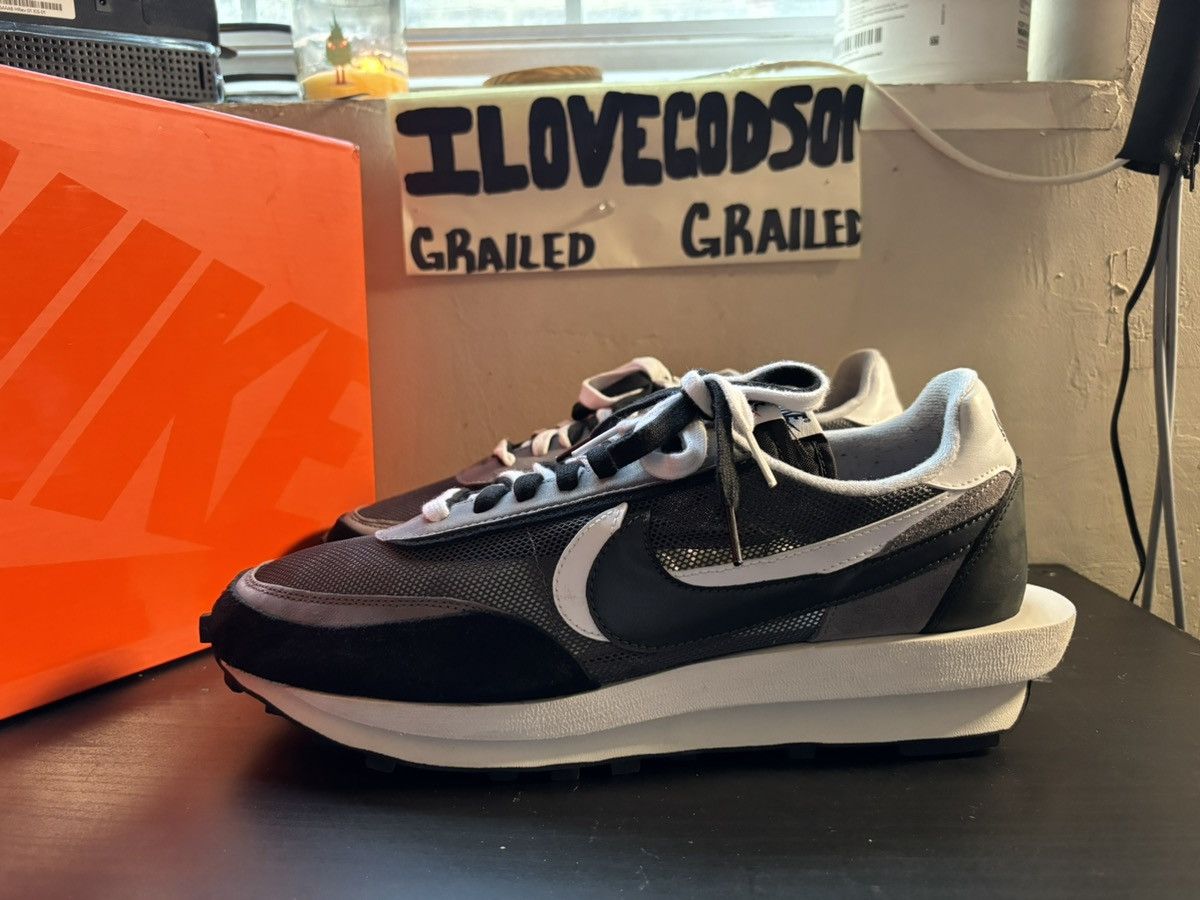 Nike × Sacai Nike Sacai LD Waffle Black Size US 13 / EU 46 - 2 Thumbnail