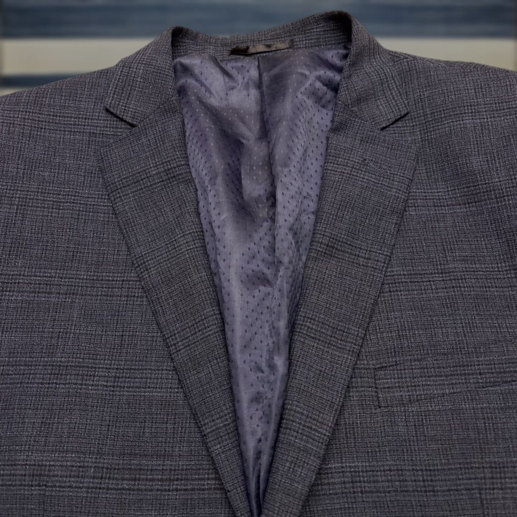 Mantoni Men’s Blue Wool Single-Breasted Blazer Jacket Size 42S (MINT) 42 42S Mantoni Men’s Blazer Wool Blue Single-Breasted Jacket Size 42S Mint