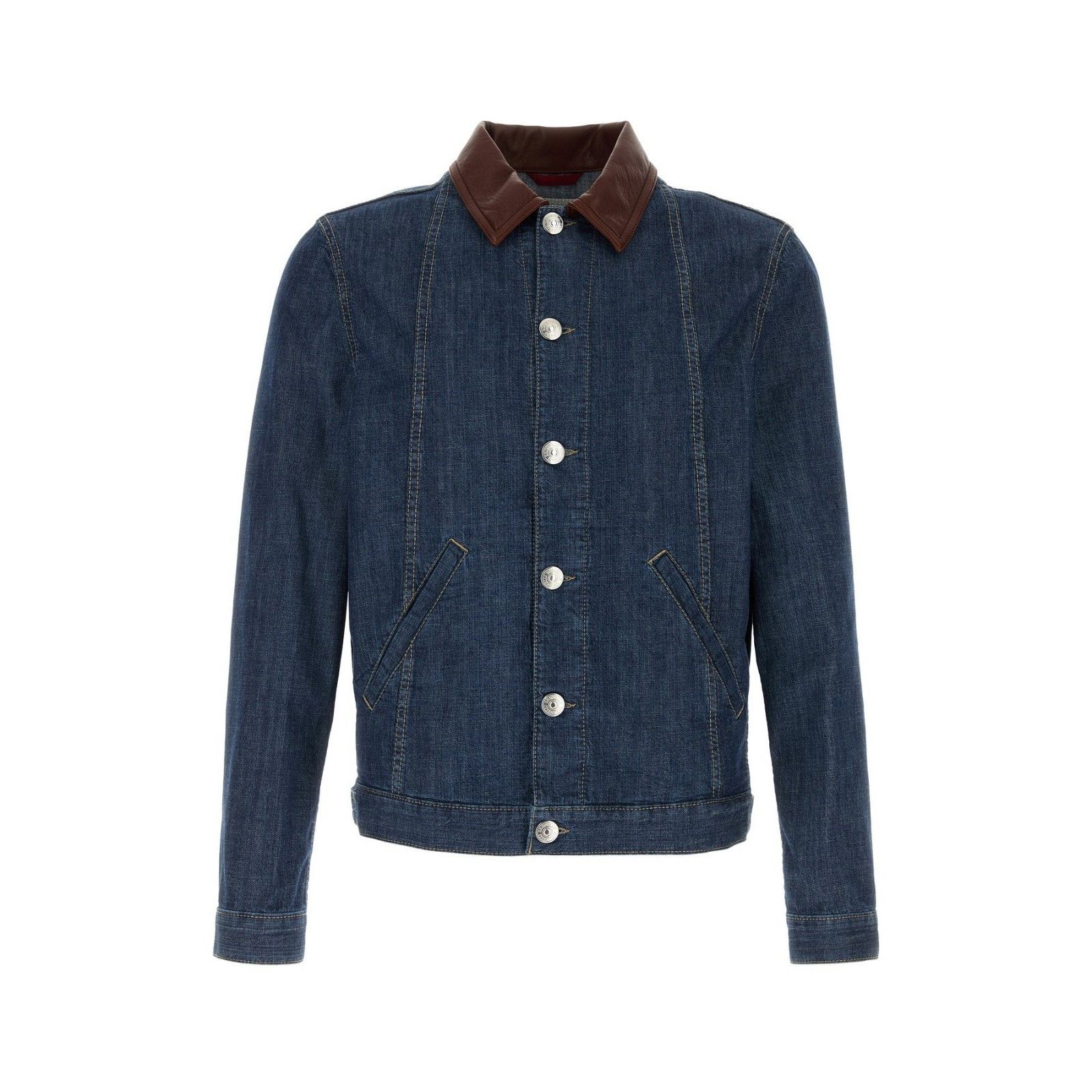 Brunello Cucinelli BRUNELLO CUCINELLI Denim Jacket New & Authentic (Men's size: Size US M / EU 48-50 / 2 - 1 Thumbnail
