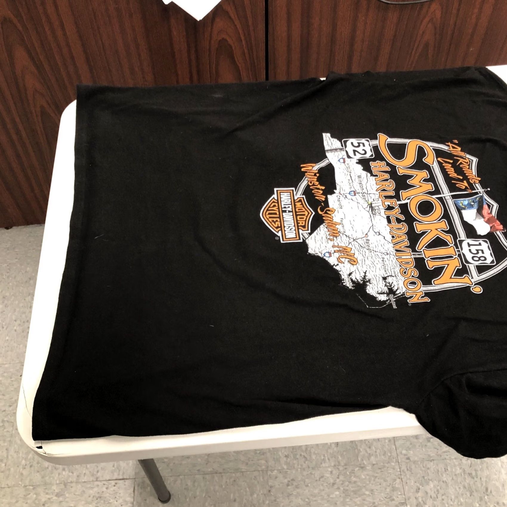 Harley Davidson VINTAGE Harley-Davidson T-Shirt XL Black Motorcycle Graphic Print Men Size US XL / EU 56 / 4 - 4 Thumbnail