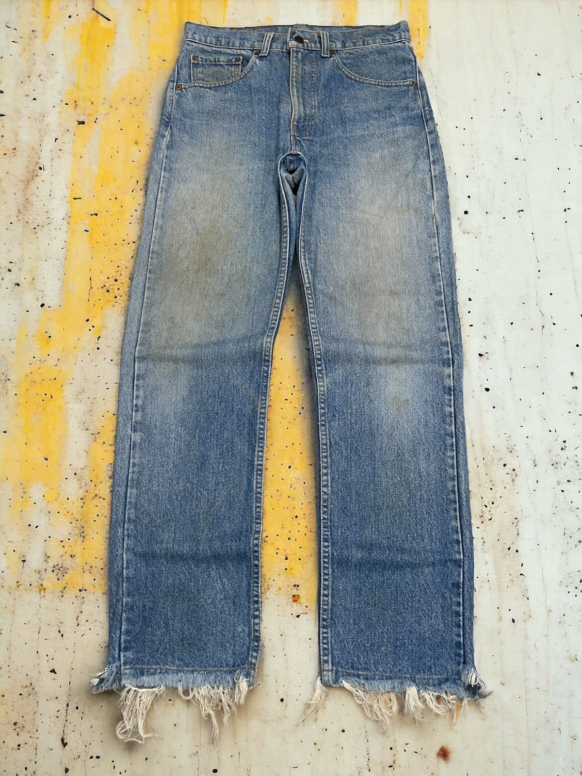 If Six Was Nine Vintage Levis 505 USA Thread Leg Pants (AD13) Size US 31 - 1 Thumbnail
