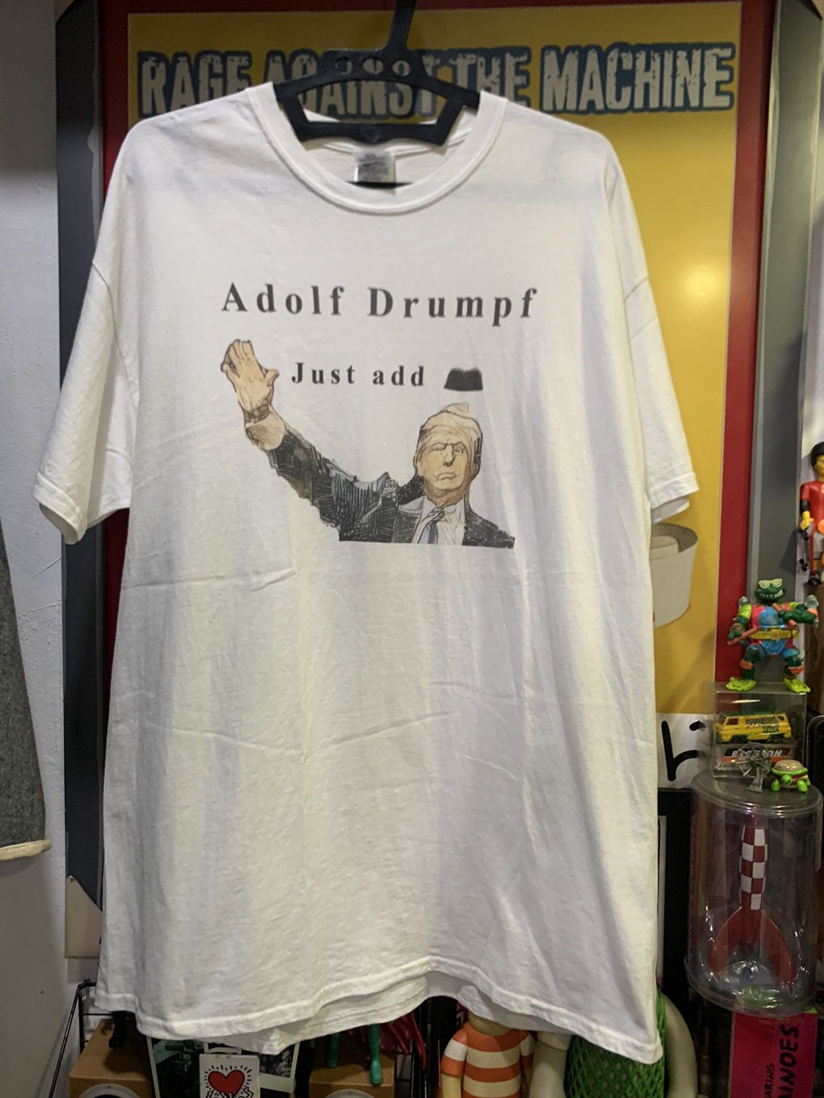 Infinite Archives ADOLF DRUMPF “Just Add Mustache” Propaganda Tee Size US XL / EU 56 / 4 - 2 Thumbnail