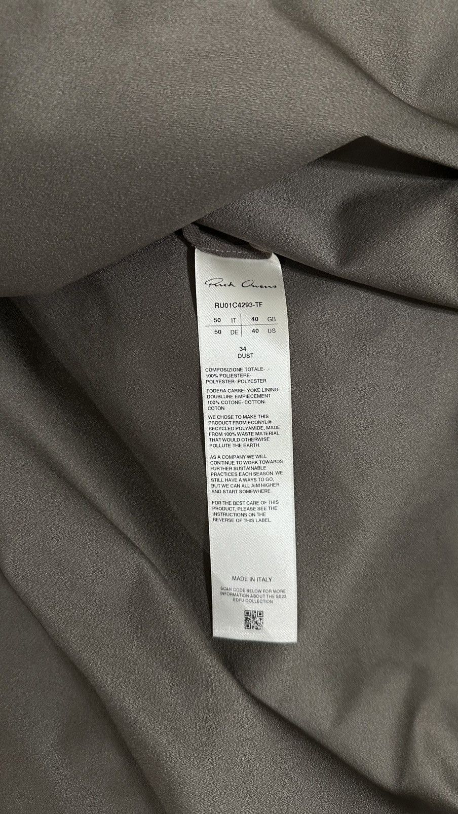 Rick Owens Rick Owens Shaun Shirt Size US M / EU 48-50 / 2 - 4 Thumbnail