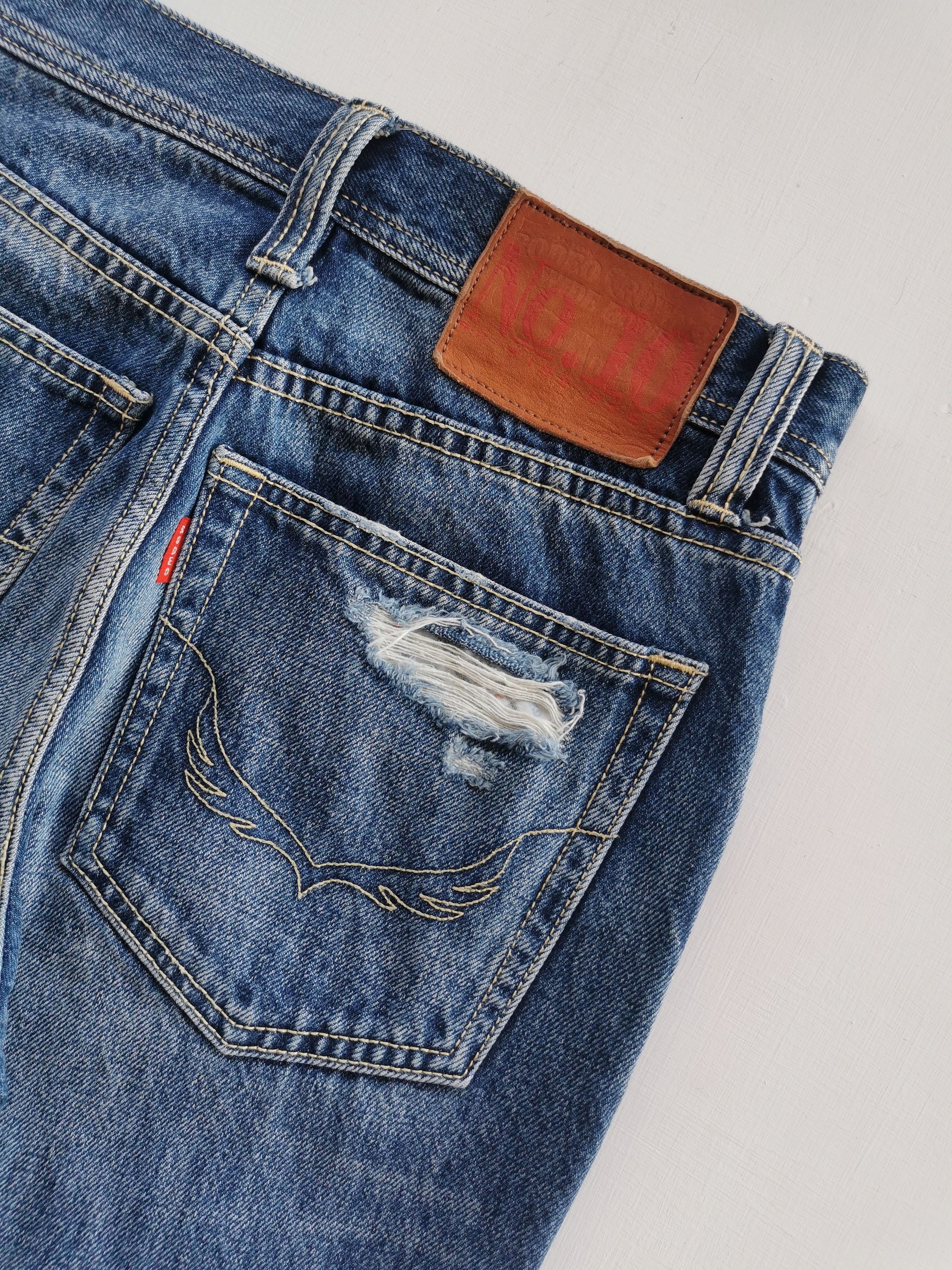 Kapital Grunge Rodeo Crown Jeans Size 28" / US 6 / IT 42 - 6 Thumbnail