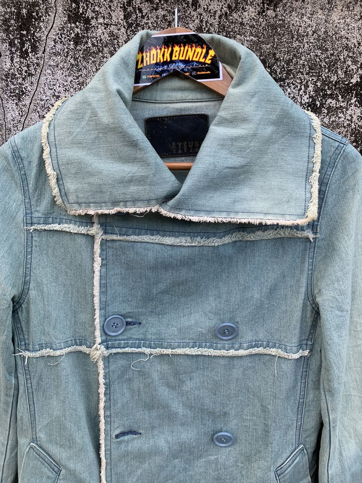 Japanese Brand × Vintage Vintage Atsuro Tayama Double Breasted Jacket Size US S / EU 44-46 / 1 - 4 Thumbnail