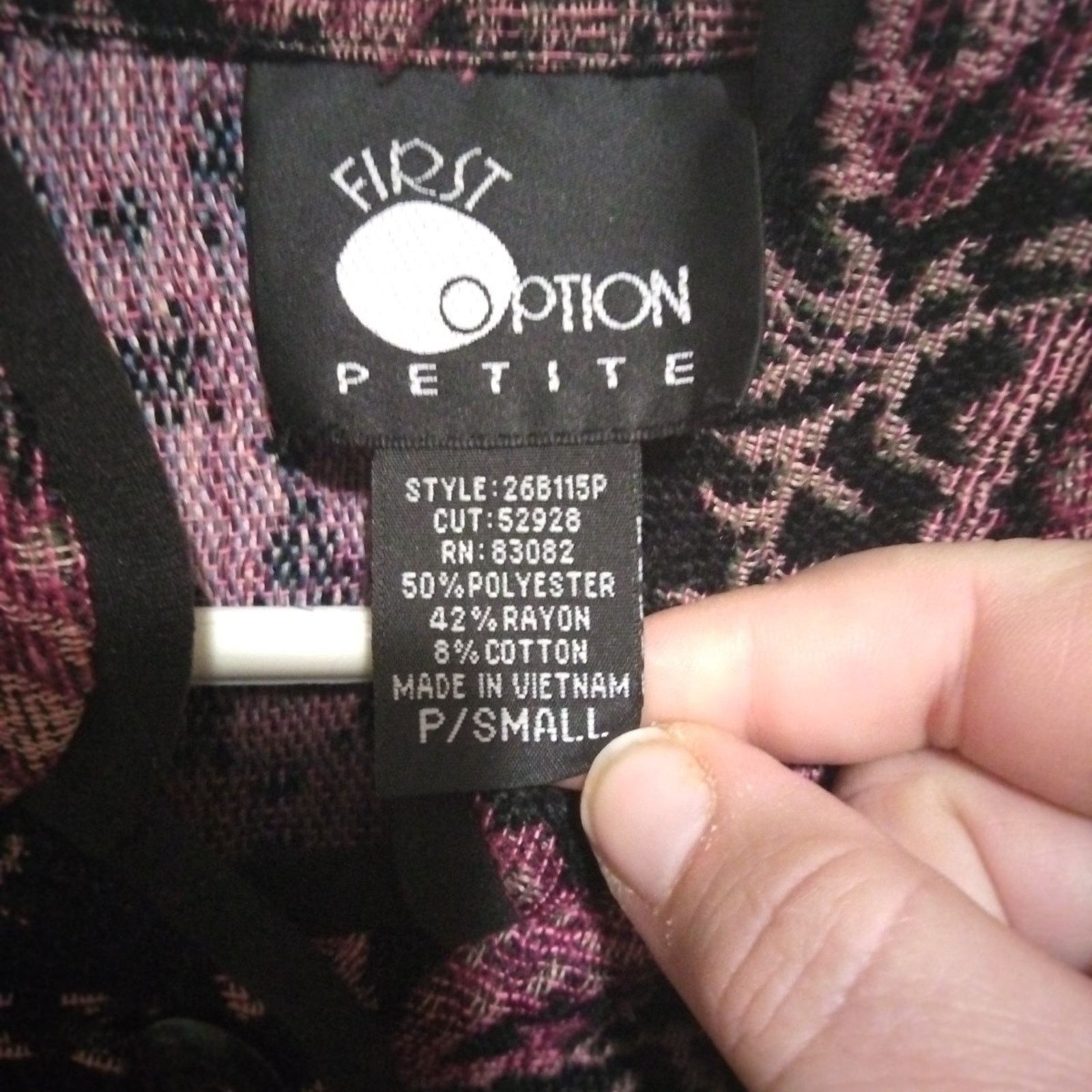 Other First option jacket Woman Size PS Paisley Print All Over Size S / US 4 / IT 40 - 5 Thumbnail