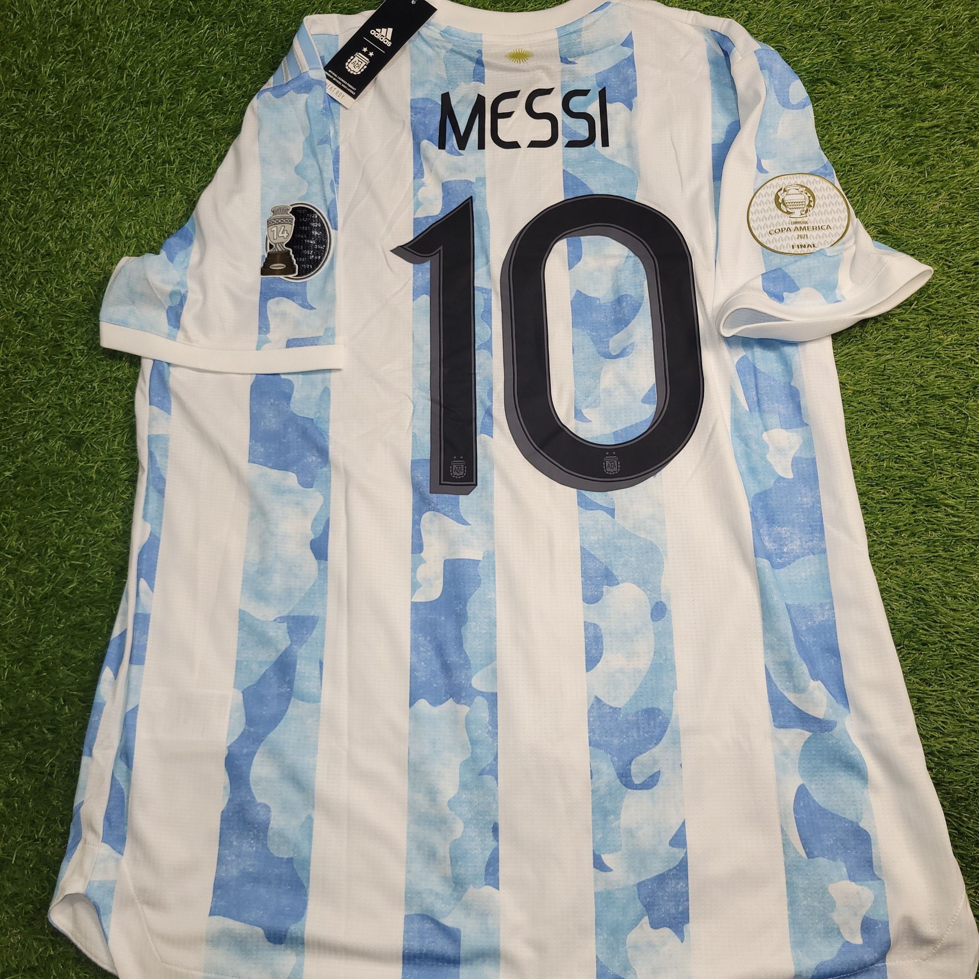 Messi Argentina 2020 2021 2022 FINAL Soccer Jersey BNWT XL