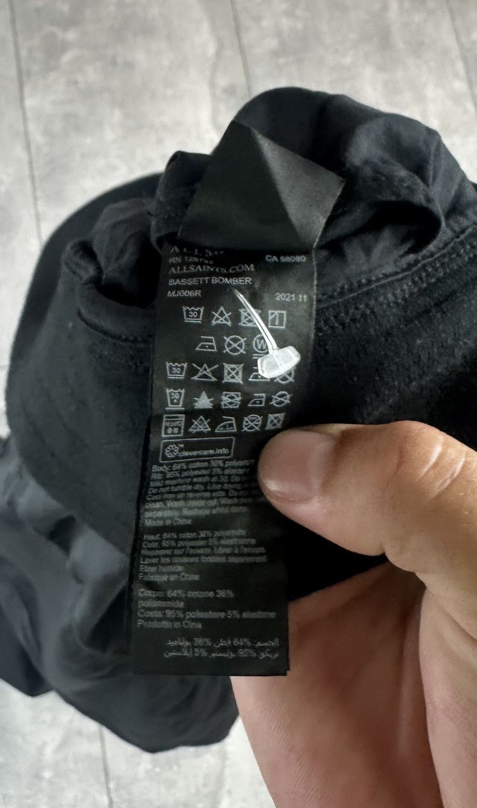 Allsaints Allsaints Japanese Mens Bomber Small Logo Size US XL / EU 56 / 4 - 12 Thumbnail