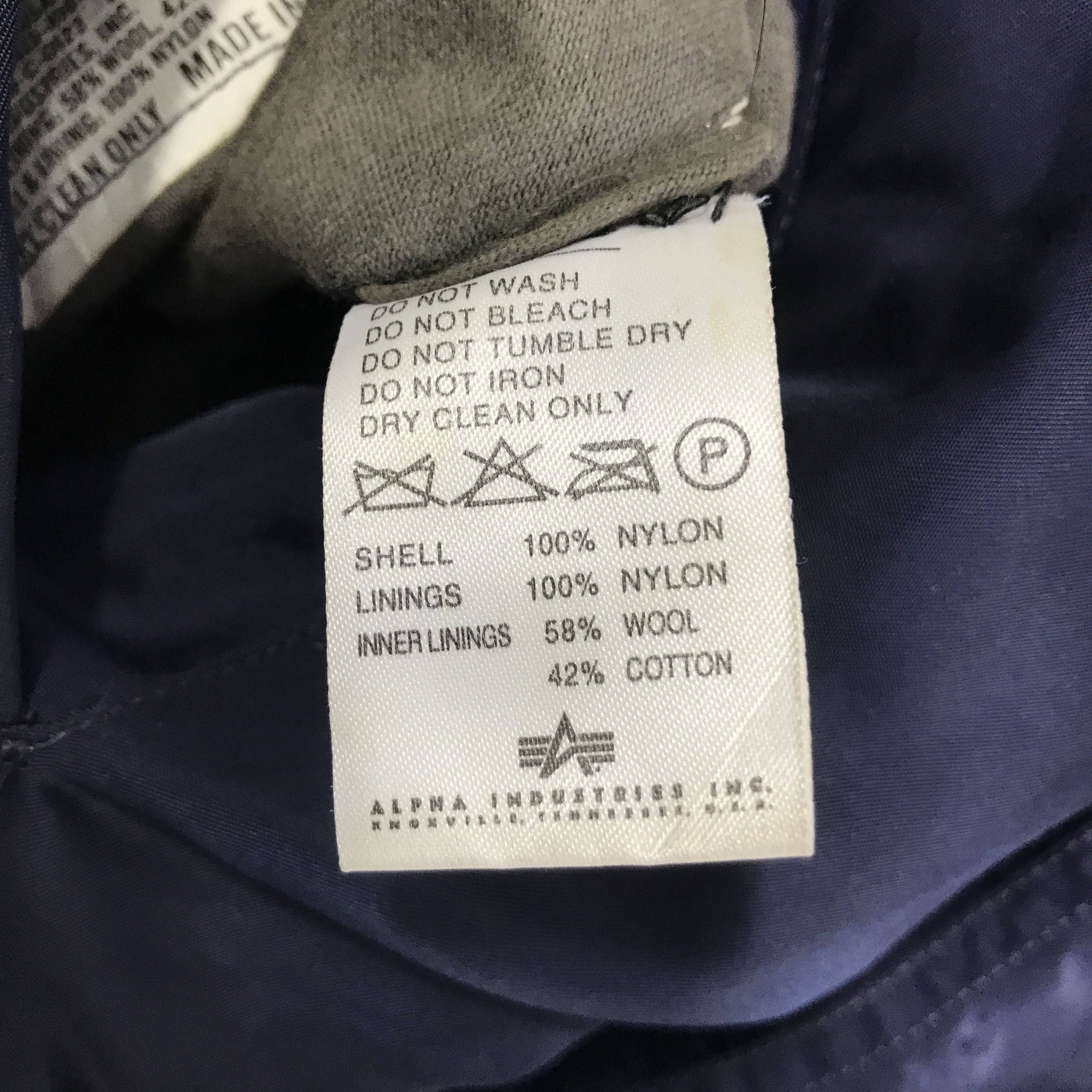 Alpha Industries VTG 1968 ALPHA INDUSTRIES BOMBERS NAVY JACKET K78B7 Size US L / EU 52-54 / 3 - 12 Thumbnail