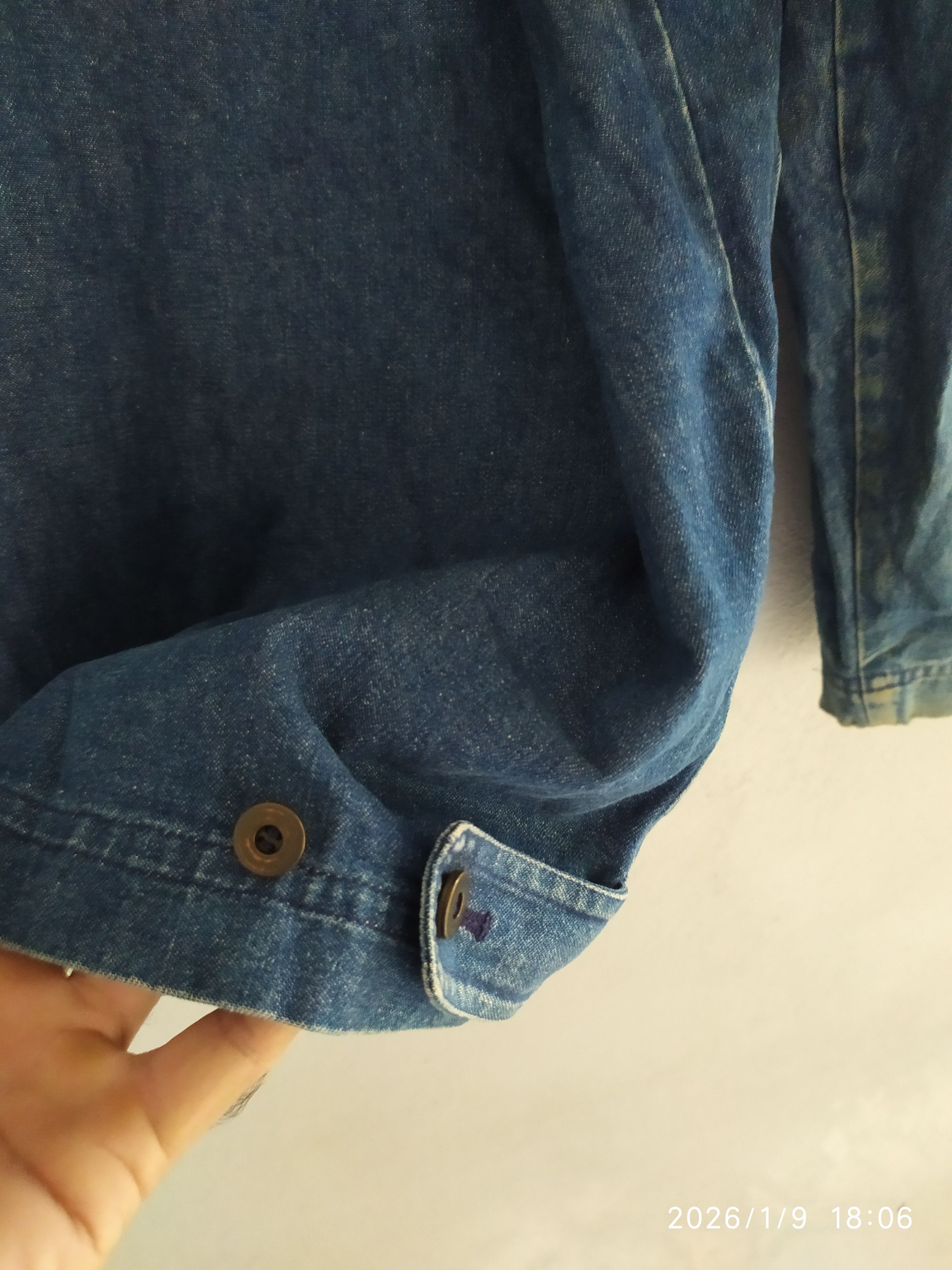 Japanese Brand Rare Desigm Vintage Japanese Brand Denim Jacket Size US L / EU 52-54 / 3 - 12 Thumbnail