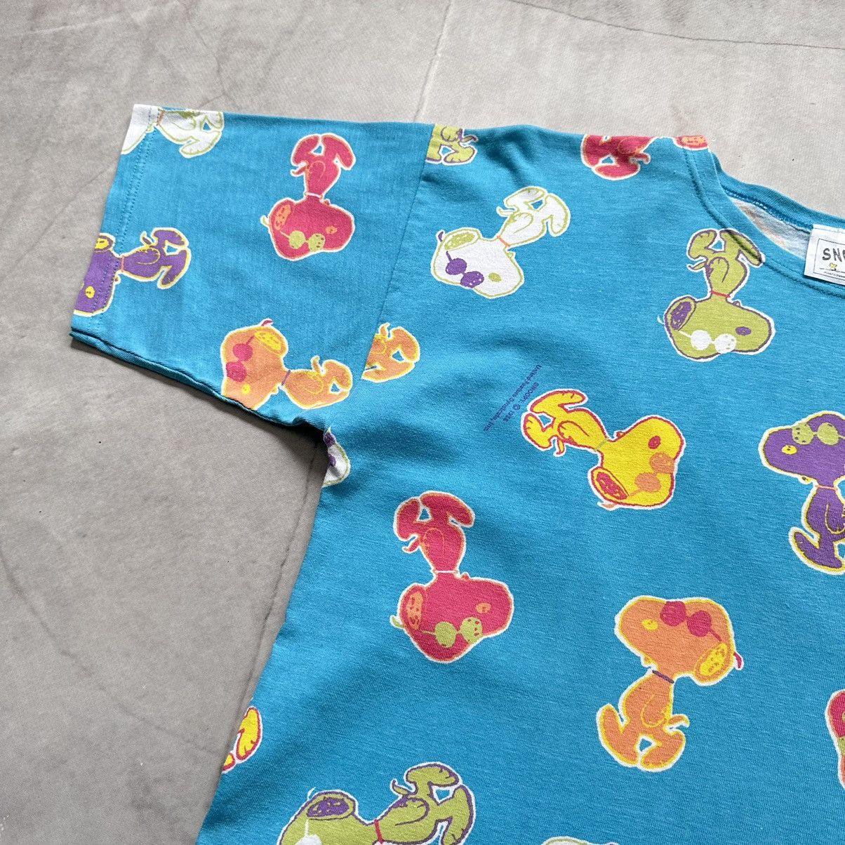 Cartoon Network × Peanuts × Vintage RARE Snoopy Monogram Vintage Peanuts Cartoon Movie T-Shirt Size US M / EU 48-50 / 2 - 6 Thumbnail