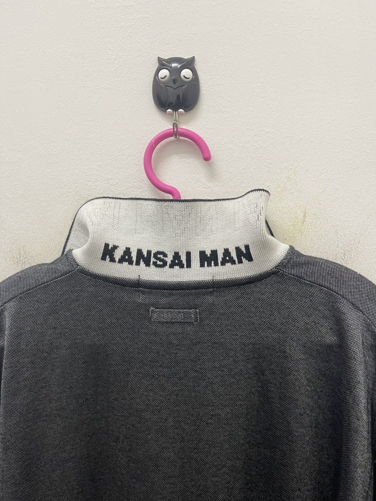 Kansai Yamamoto Rare Vintage KANSAI MAN Yamamoto Spell Out On Collar Size US M / EU 48-50 / 2 - 10 Thumbnail